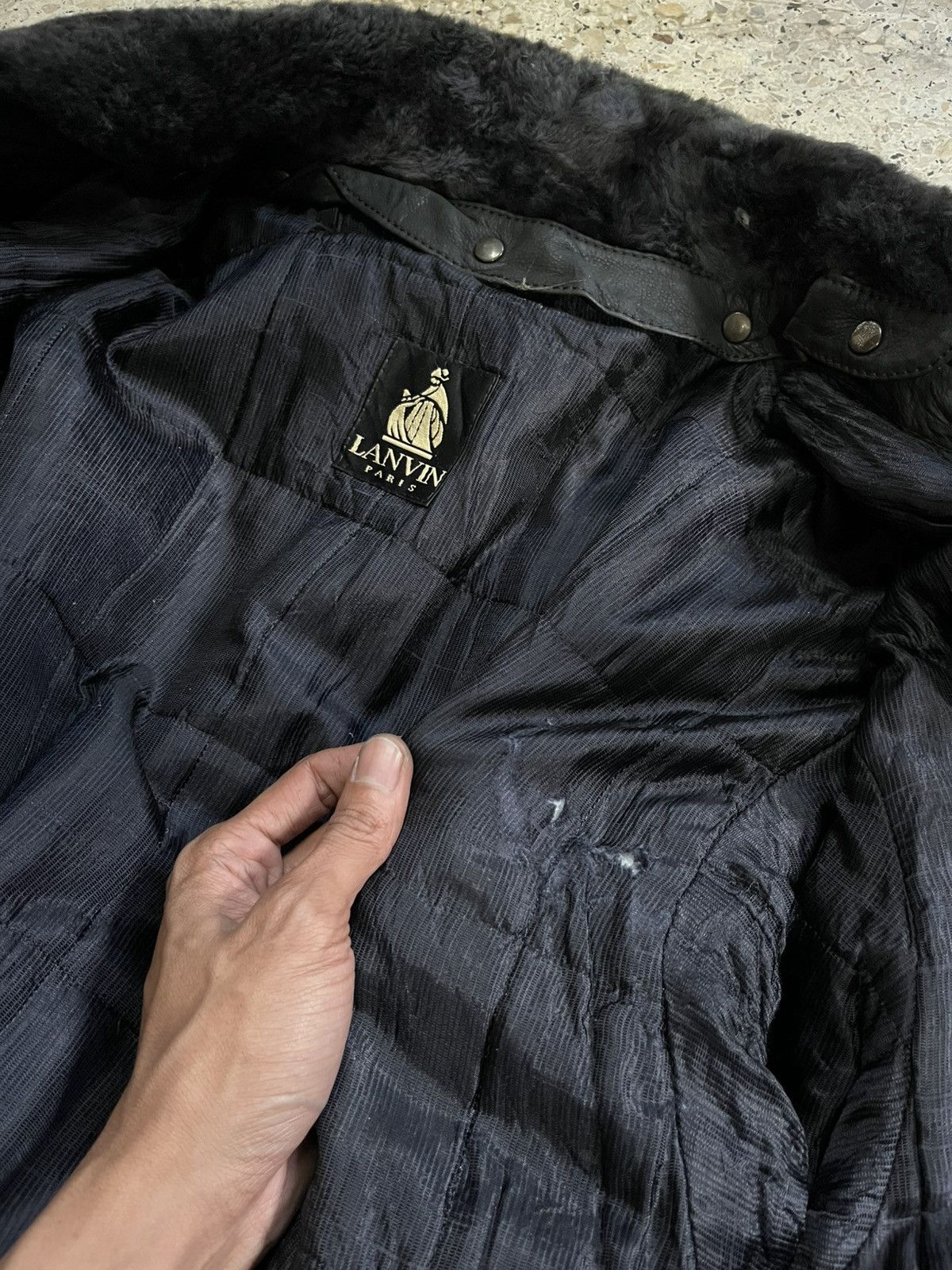 Lanvin Lanvin paris safari leather jacket Size US XL / EU 56 / 4 - 14 Thumbnail
