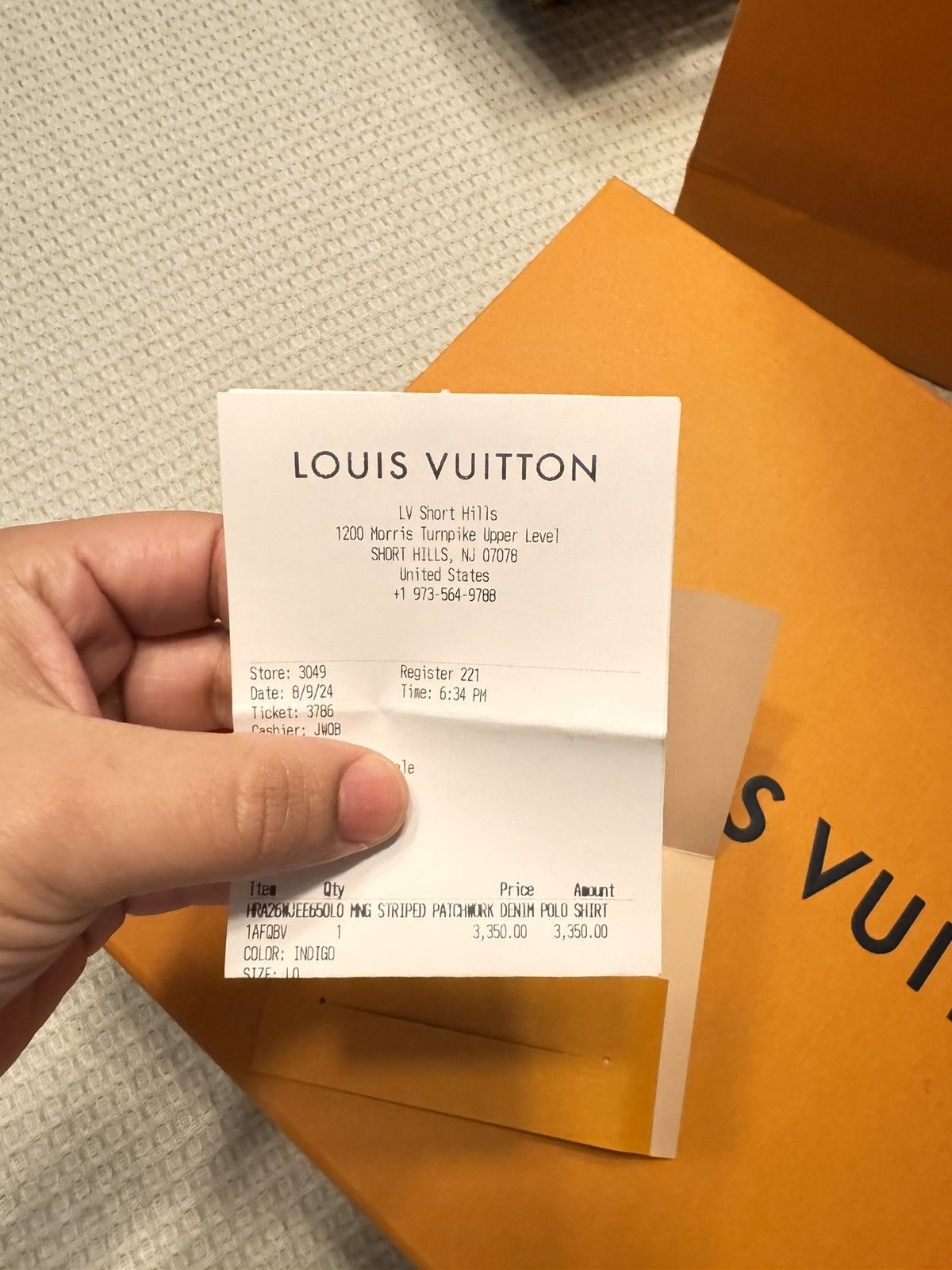 Louis Vuitton Louis Vuitton Patchwork Long-Sleeved Denim Polo Shirt Size US L / EU 52-54 / 3 - 20 Thumbnail