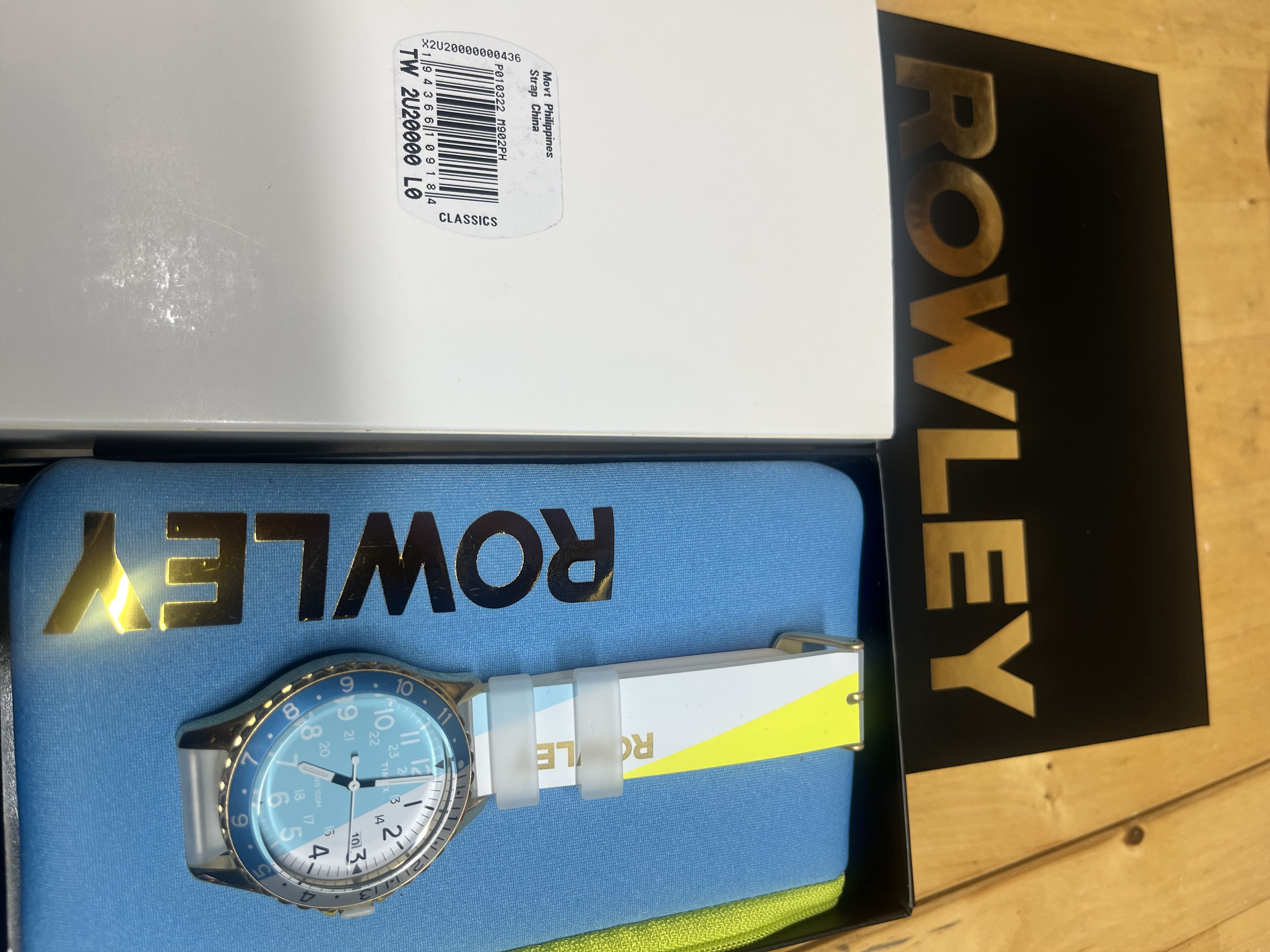 image of Cynthia Rowley x Timex Navi Tw2U20000 in Blue, Women's