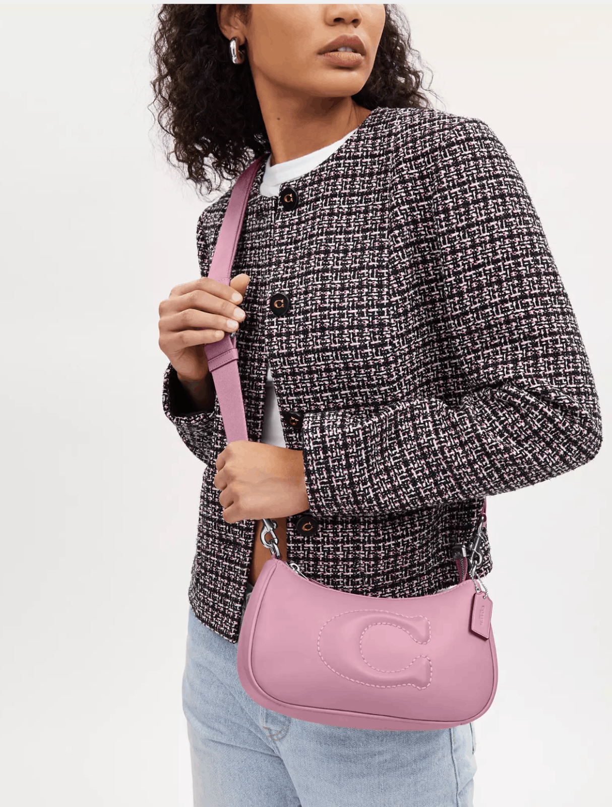 Coach NWT Coach Teri Shoulder Bag With Signature Quilting CJ608 Size ONE SIZE - 6 Thumbnail