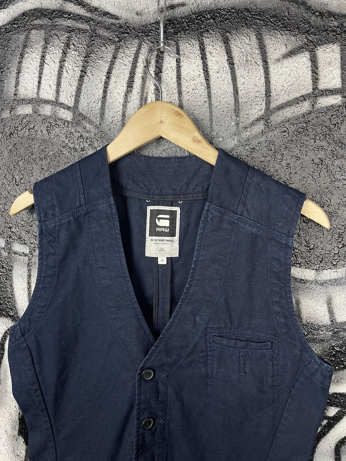 G-Star G Star RAW Correct Lens Gilet Western Men’s Vest Size M Size US M / EU 48-50 / 2 - 5 Thumbnail