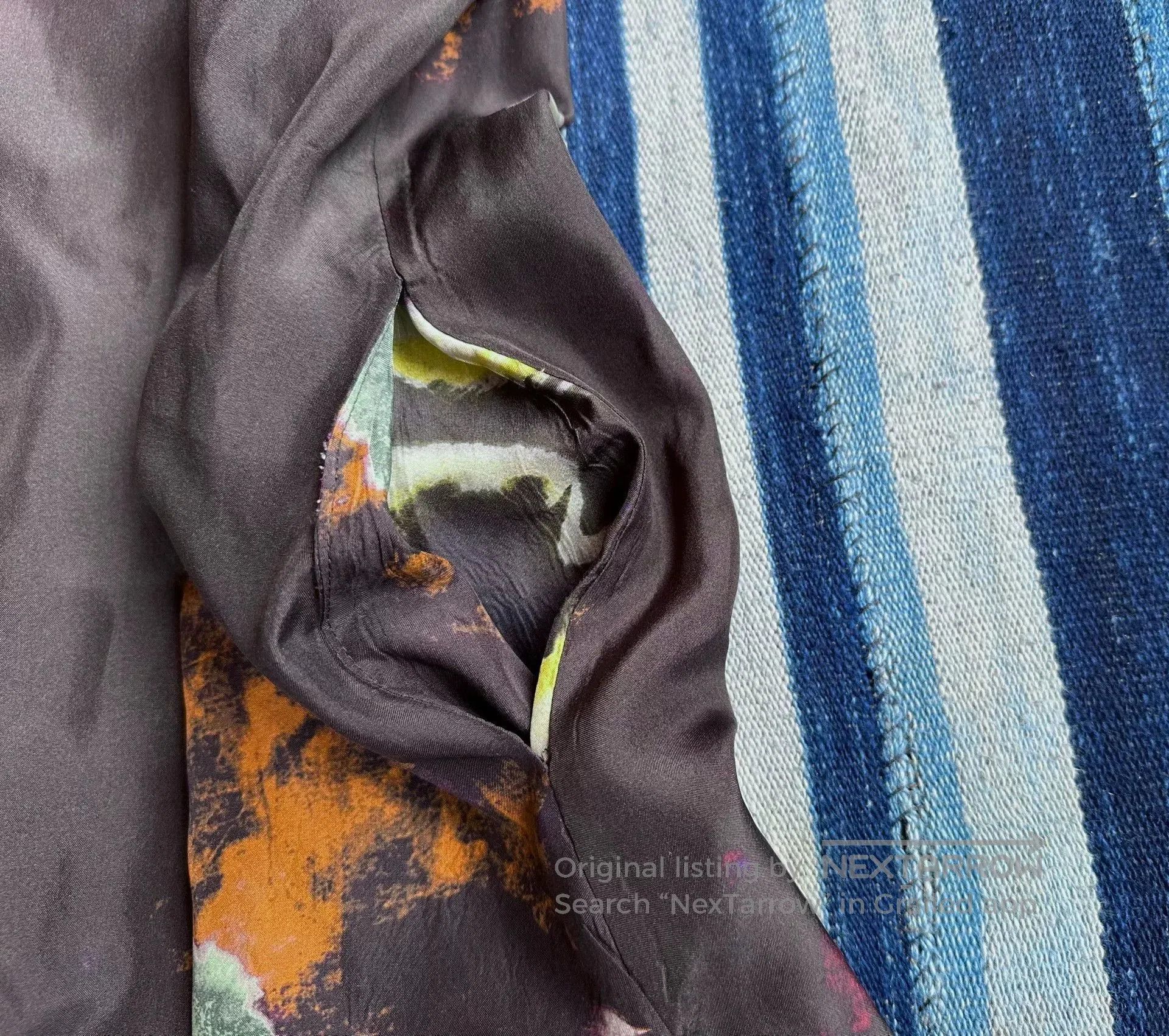 By Walid maggy tie-dye silk midi dress by walid. Size XXS / US 00 / IT 34 - 5 Thumbnail