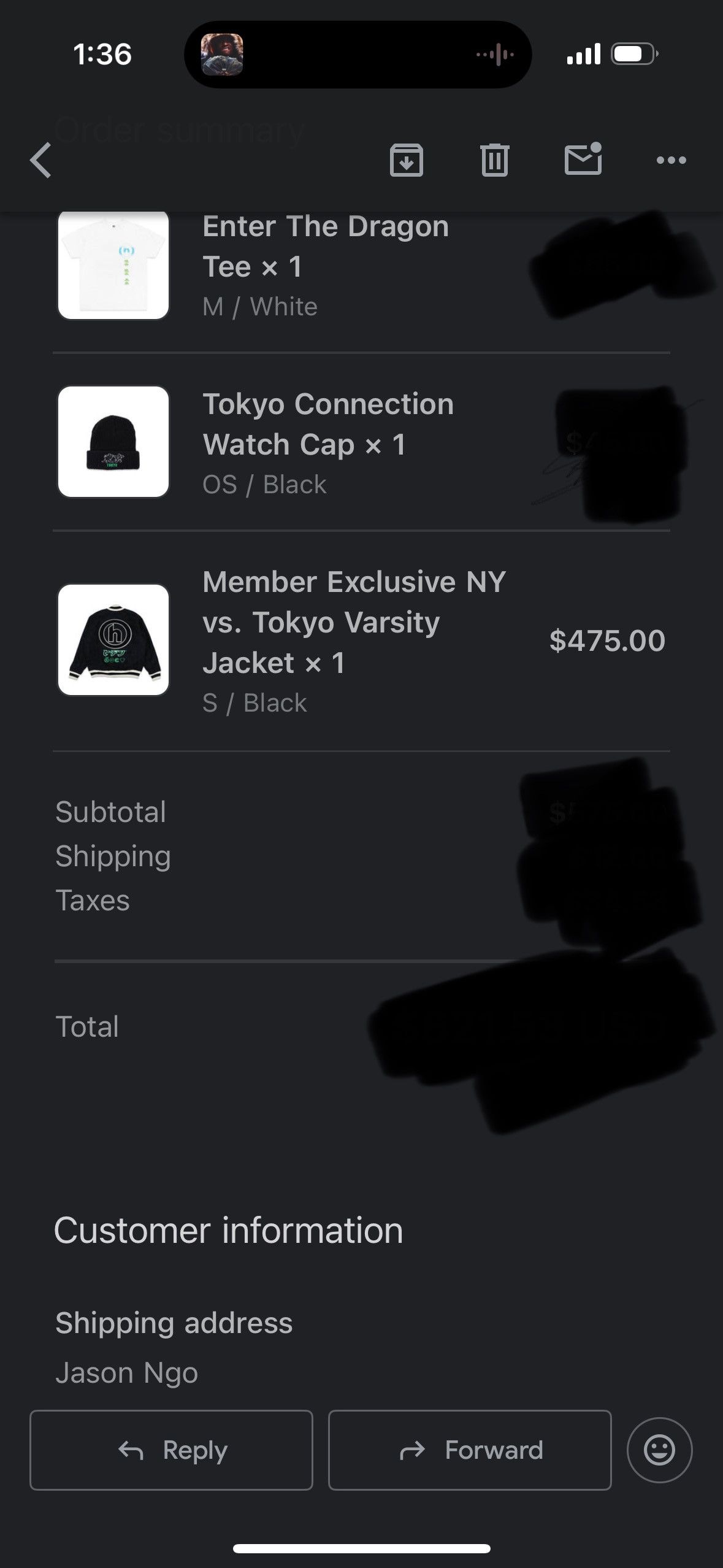 HIDDEN HIDDEN NY x tokyo varsity jacket Size US S / EU 44-46 / 1 - 9 Thumbnail