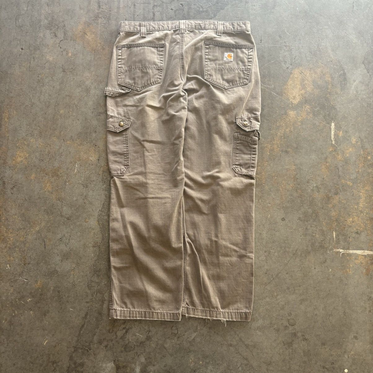Carhartt × Carhartt Wip × Vintage 90s Carhartt Double Knee Cargo Pants Size US 36 / EU 52 - 2 Thumbnail