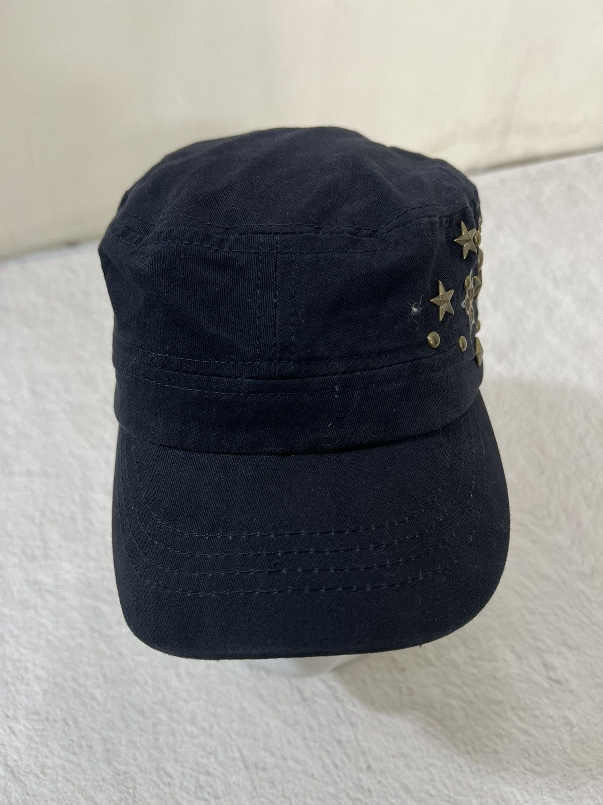 Undercover 2000s Japanese Cadet Hat Hysteric Ifsix 14th Studded Cap y2k Size ONE SIZE - 4 Thumbnail