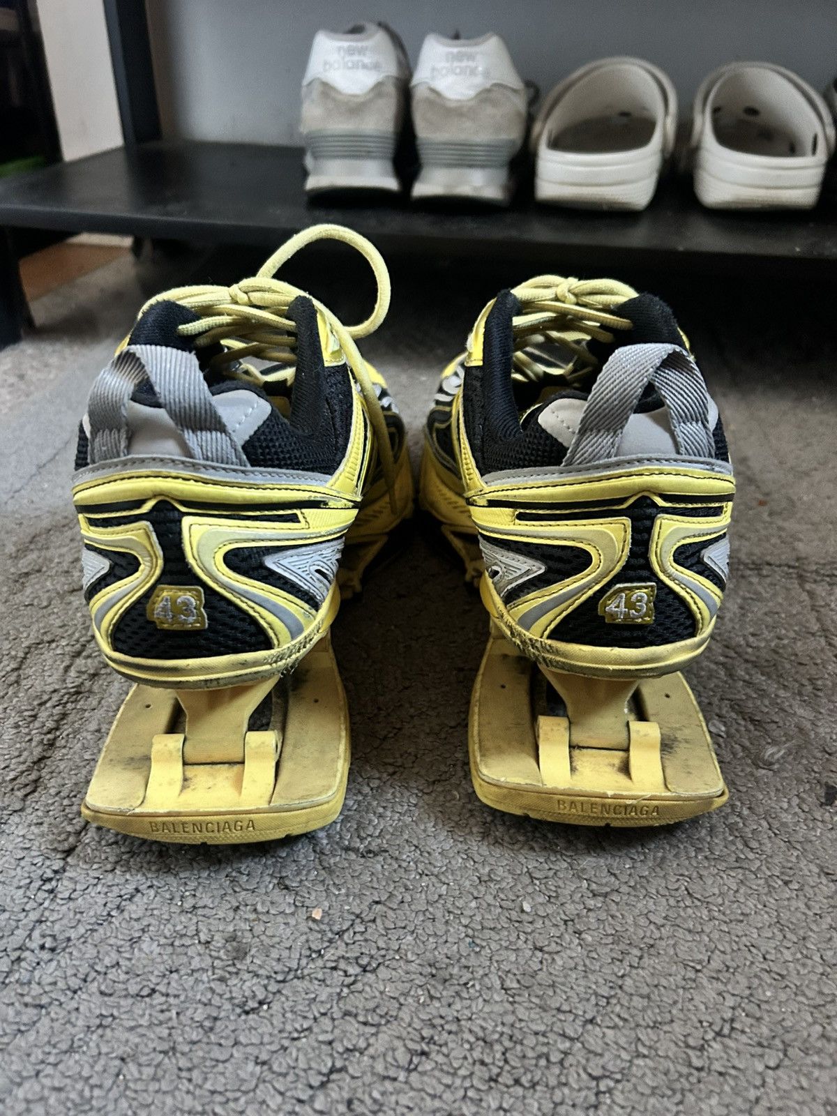 Balenciaga Balenciaga X-Pander Black/Yellow Size US 9.5 / EU 42-43 - 4 Thumbnail