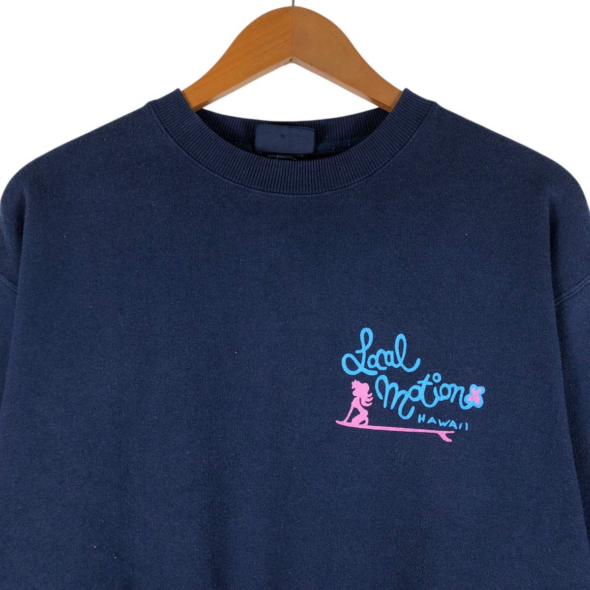 Vintage LOCAL MOTION Hawaii Double Sided Print Sweatshirt Size US M / EU 48-50 / 2 - 2 Thumbnail