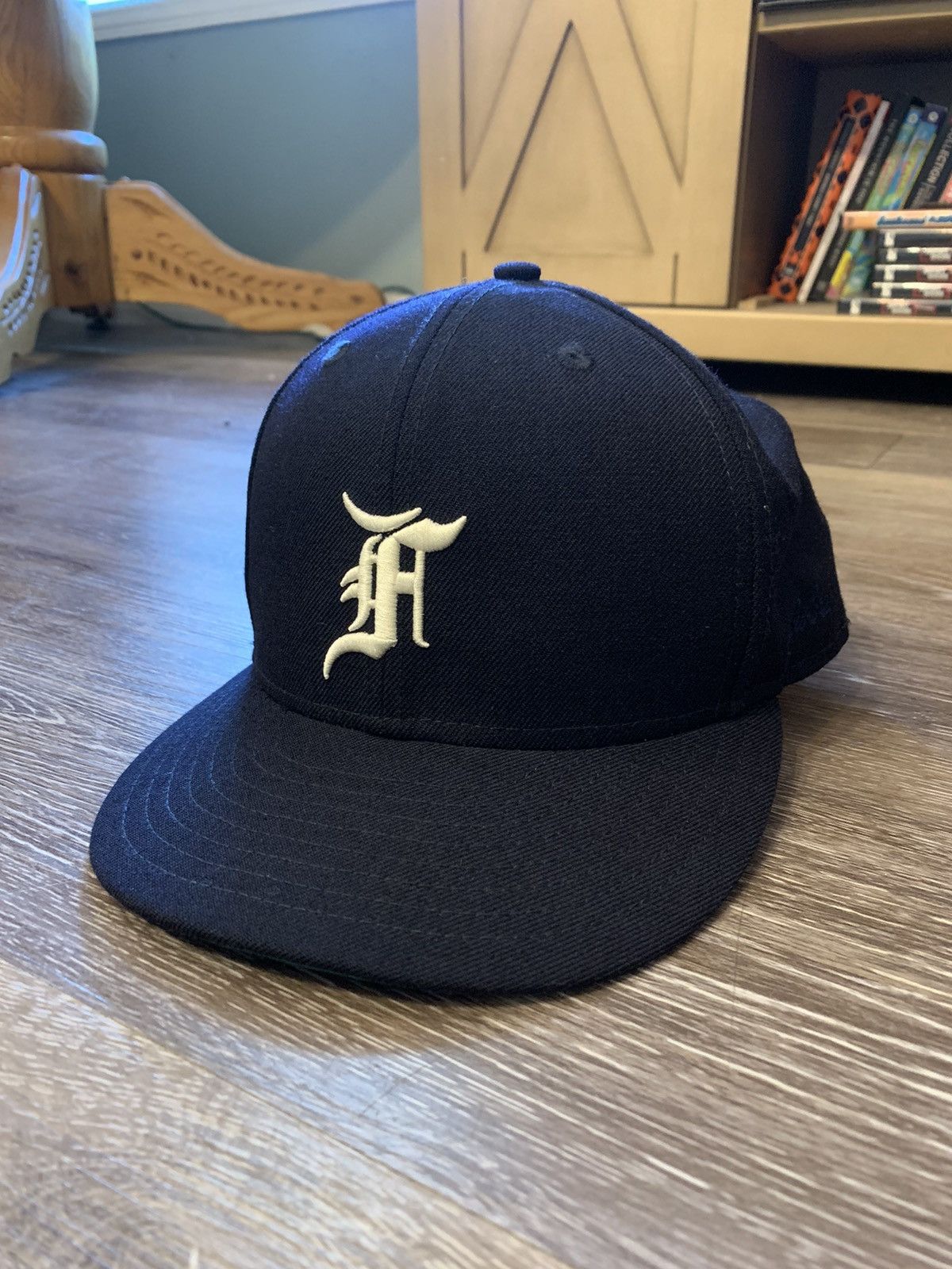Essentials × New Era 7 3/8 Navy Essentials FOG New Era Cap Size ONE SIZE - 3 Thumbnail