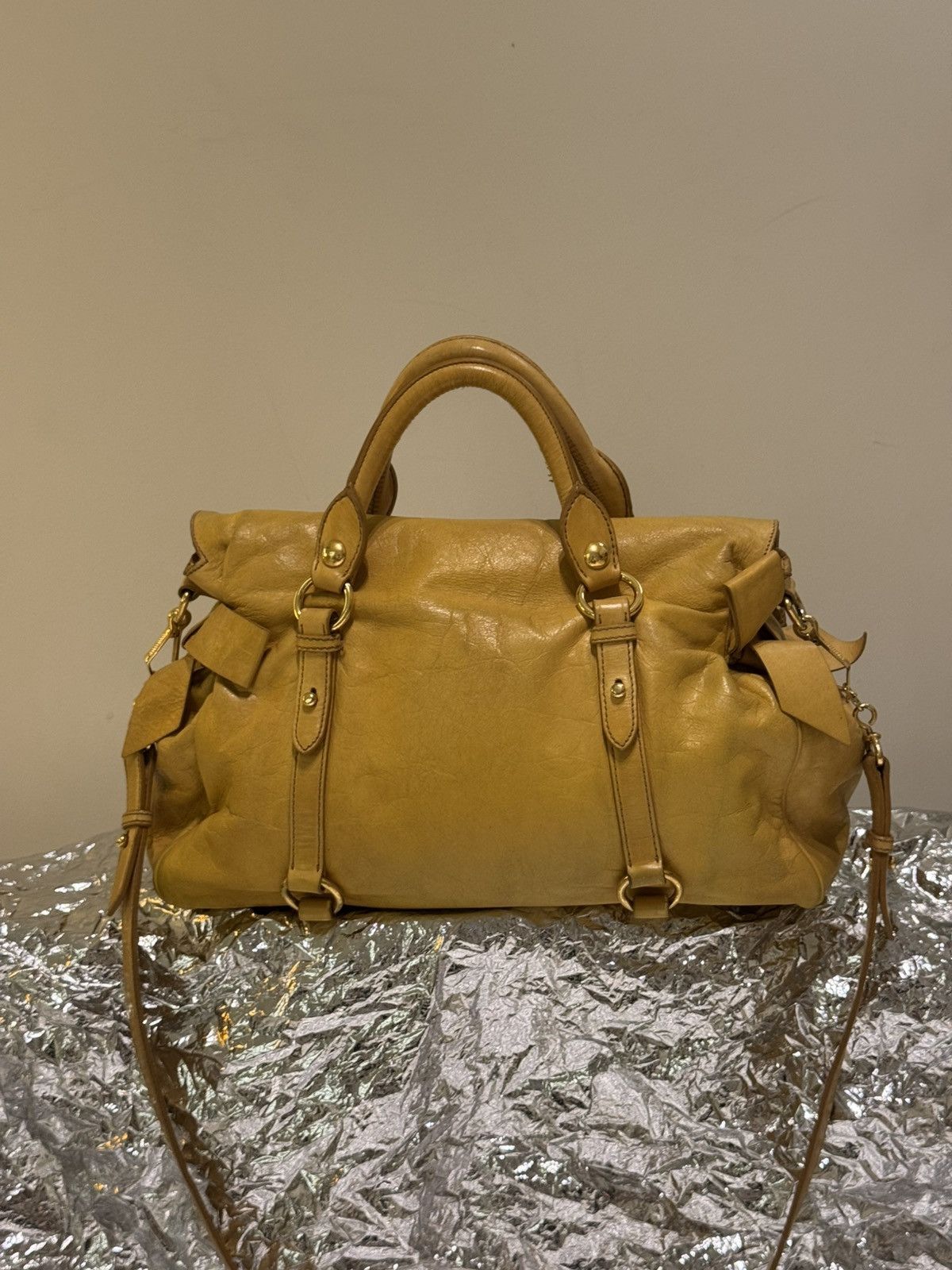 Miu Miu Miu Miu leather bow bag Size ONE SIZE - 6 Thumbnail