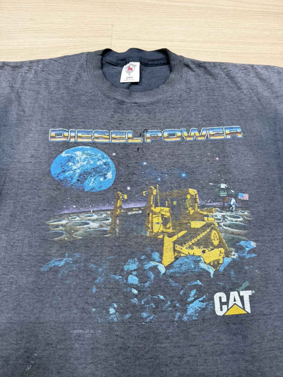 Other Vintage CAT DIESEL POWER t-shirt Size US L / EU 52-54 / 3 - 2 Thumbnail