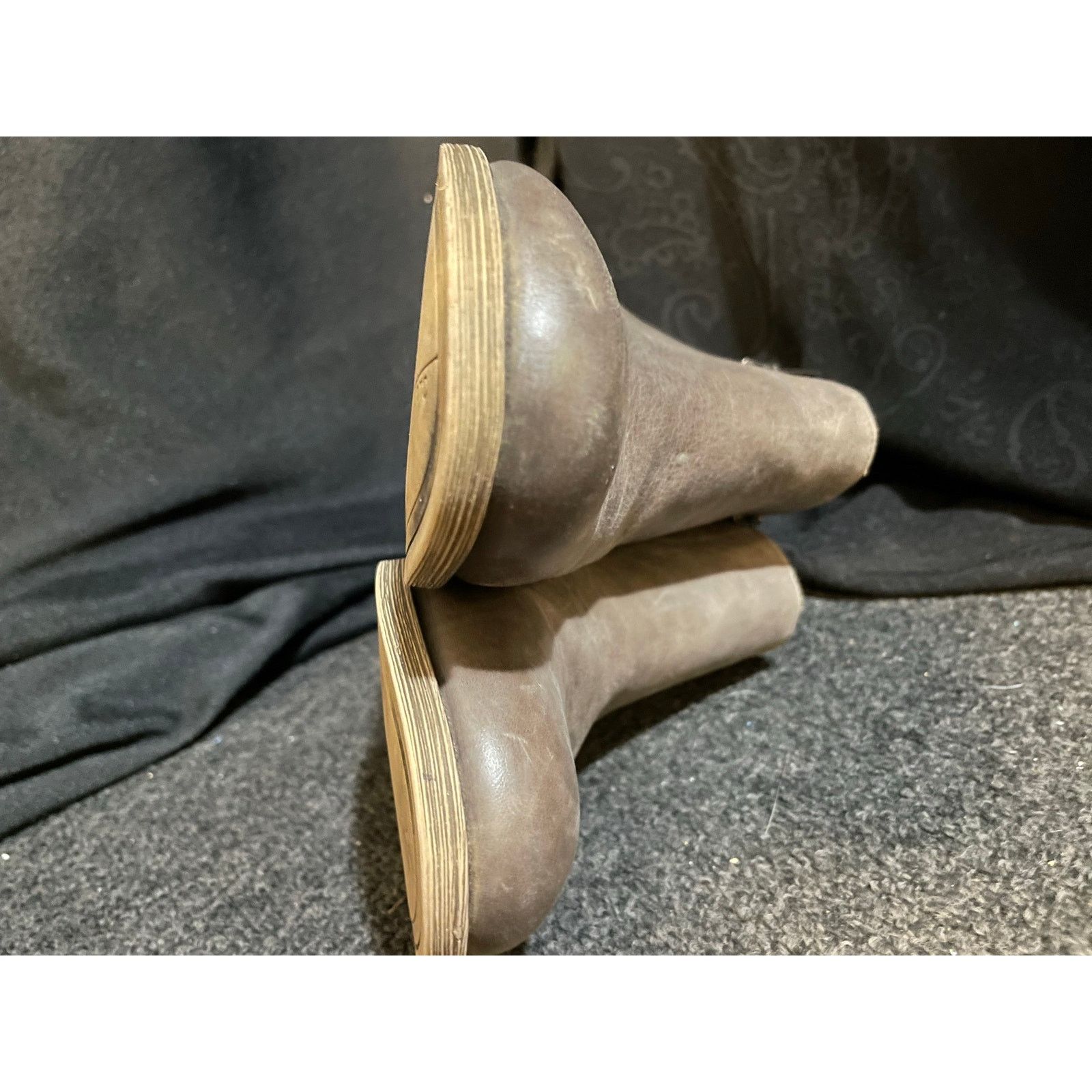 Franco Sarto Franco Sarto Keegan Ankle Boots Gray Double Zipper Women Size US 7.5 / IT 37.5 - 8 Thumbnail
