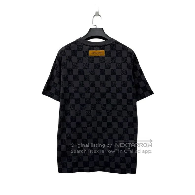 Louis Vuitton Louis Vuitton Checkerboard printed logo short sleeve Size US XL / EU 56 / 4 - 2 Thumbnail