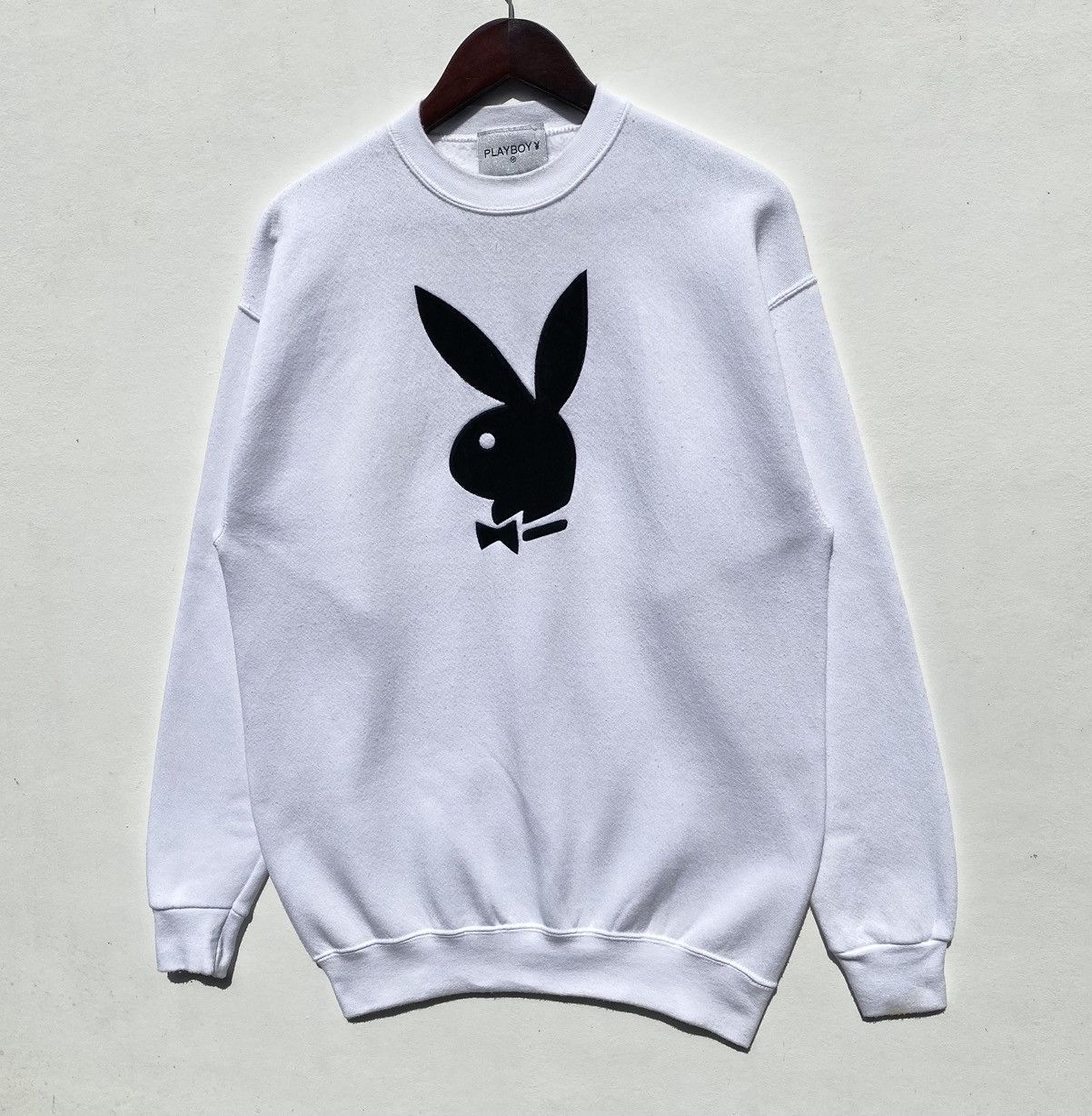 Playboy Vintage 90s Play Boy Sweatshirt Play Boy Velvet Logo Size US M / EU 48-50 / 2 - 3 Thumbnail