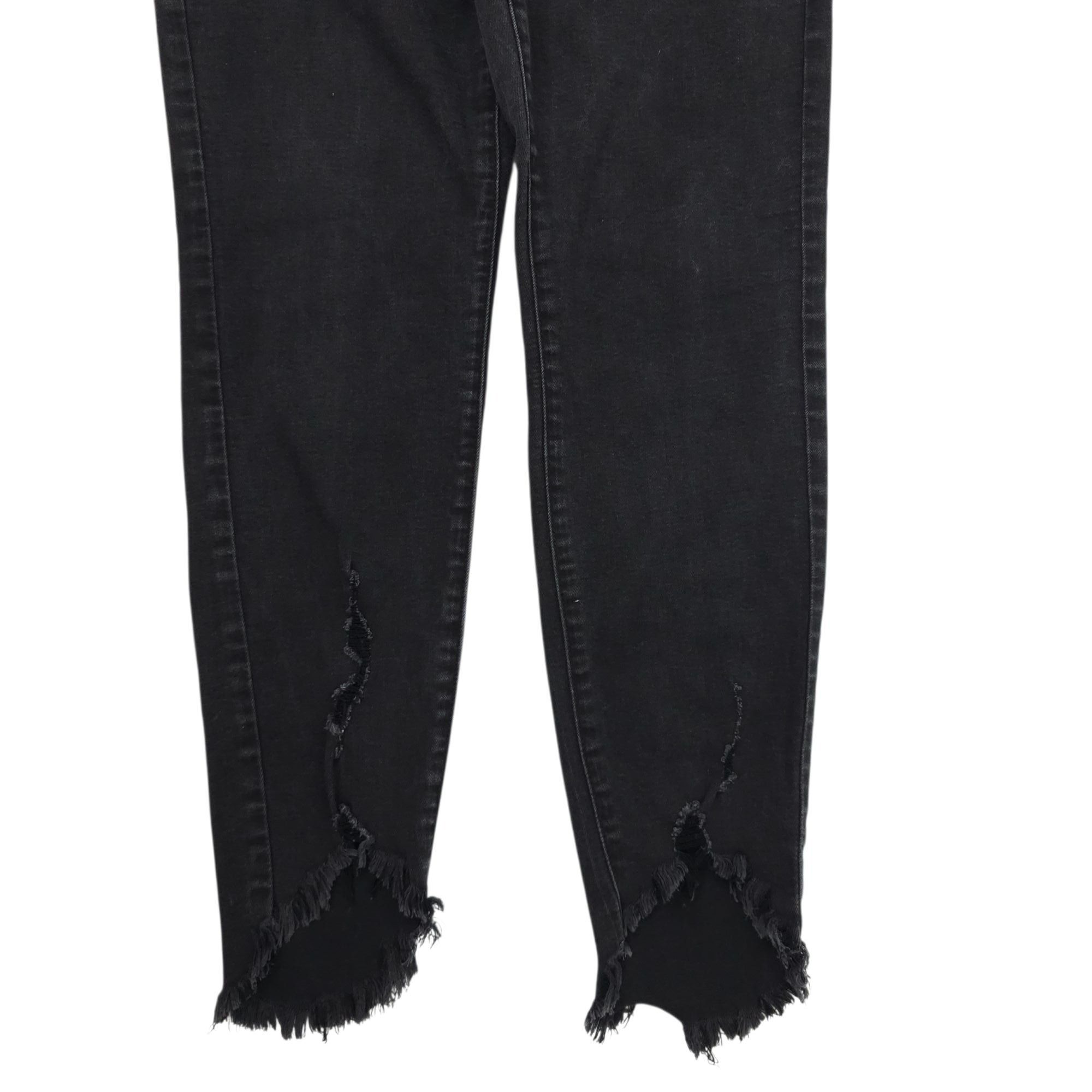 Kancan USA KanCan Distressed Ripped Ankle Skinny Jeans Womens 9 Size 29" - 10 Thumbnail