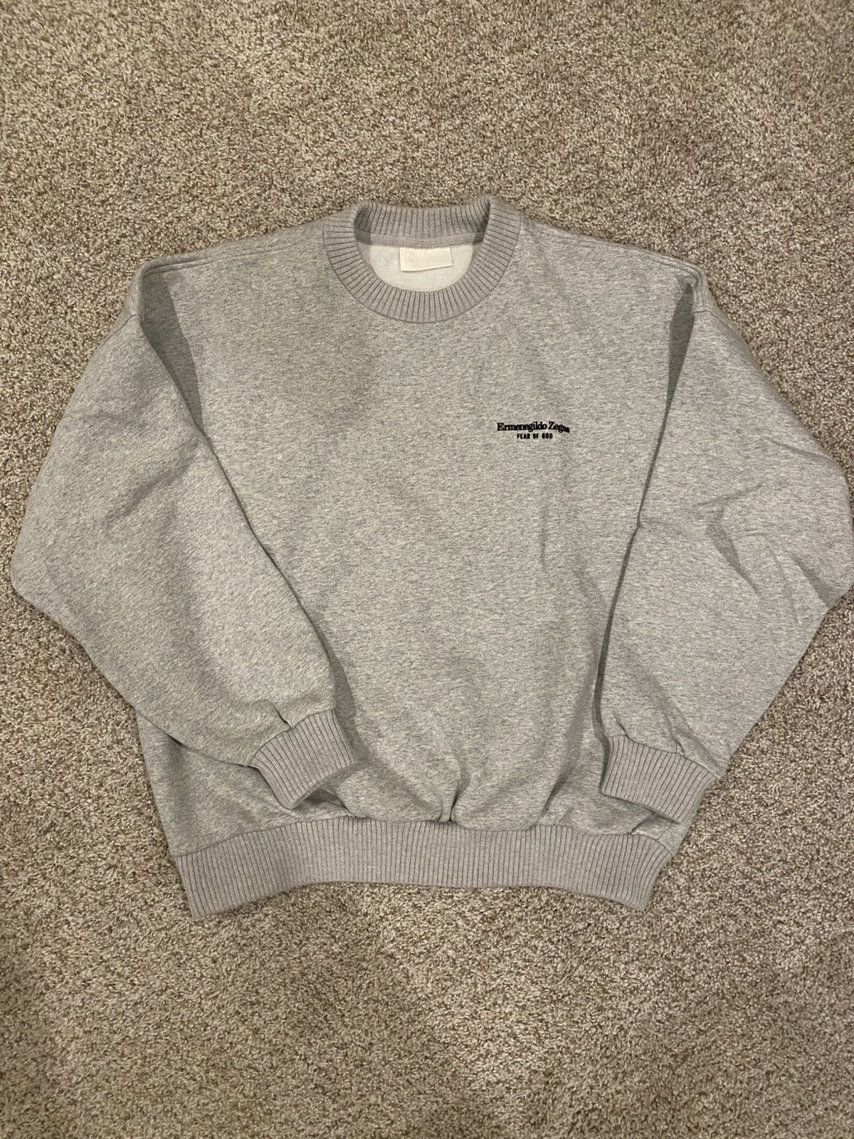 Ermenegildo Zegna × Fear of God Ermenegildo Zegna x Fear of God Collab Grey Sweater Size US S / EU 44-46 / 1 - 1 Thumbnail