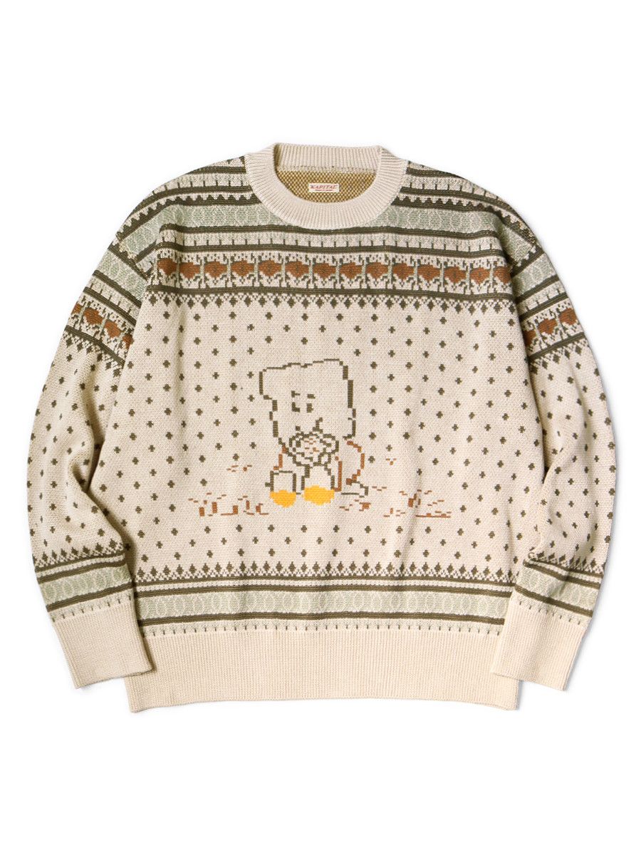 Kapital Kapital 8G Knit PECKISH RAINBOWY sweater Size US S / EU 44-46 / 1 - 1 Thumbnail
