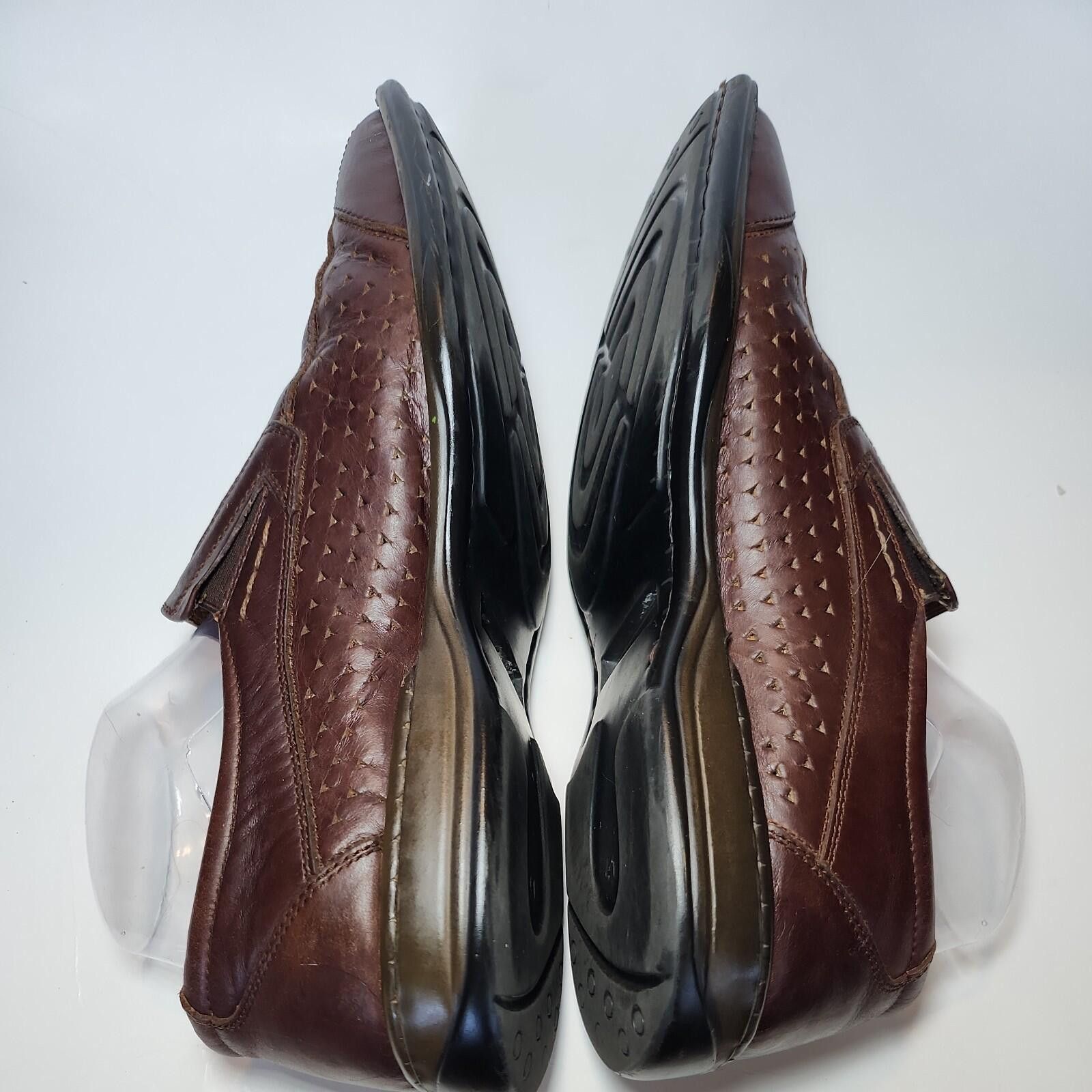 JOSEF SEIBAL Josef Seibel Douglas Slip-On Loafers Men's 41 Brown Leather Size US 8 / EU 41 - 4 Thumbnail