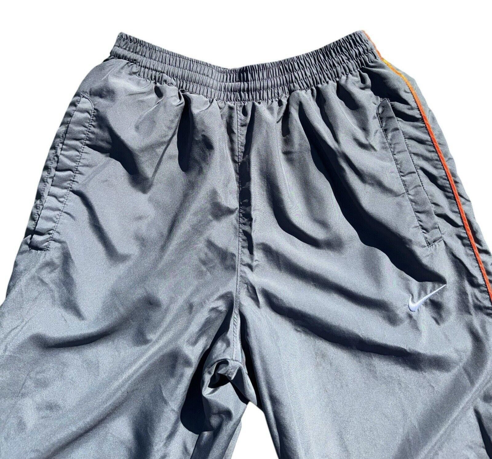 Nike Vintage Nike Y2K Grey Neon Orange Baggy Track Pants S Size US 30 / EU 46 - 2 Thumbnail