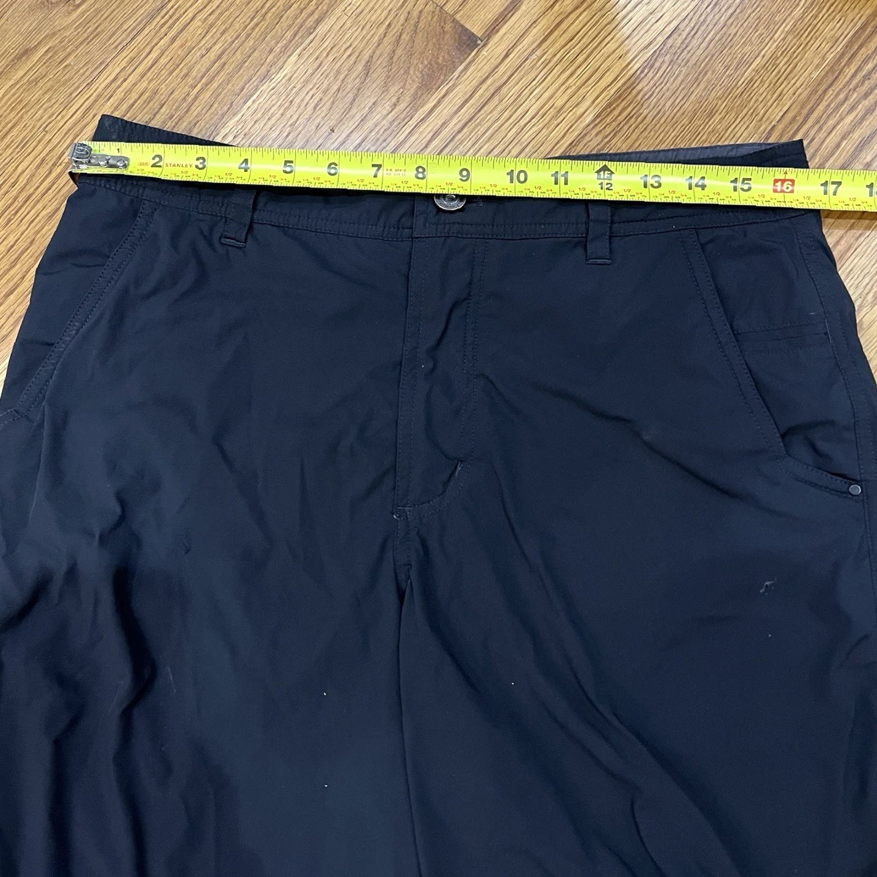 Lululemon Lululemon Athletica Men’s Kahuna Black Performance Loose Shorts LM7219S 32 Inseam 11 5-Pocket Chino Logo Size US 32 / EU 48 - 5 Thumbnail