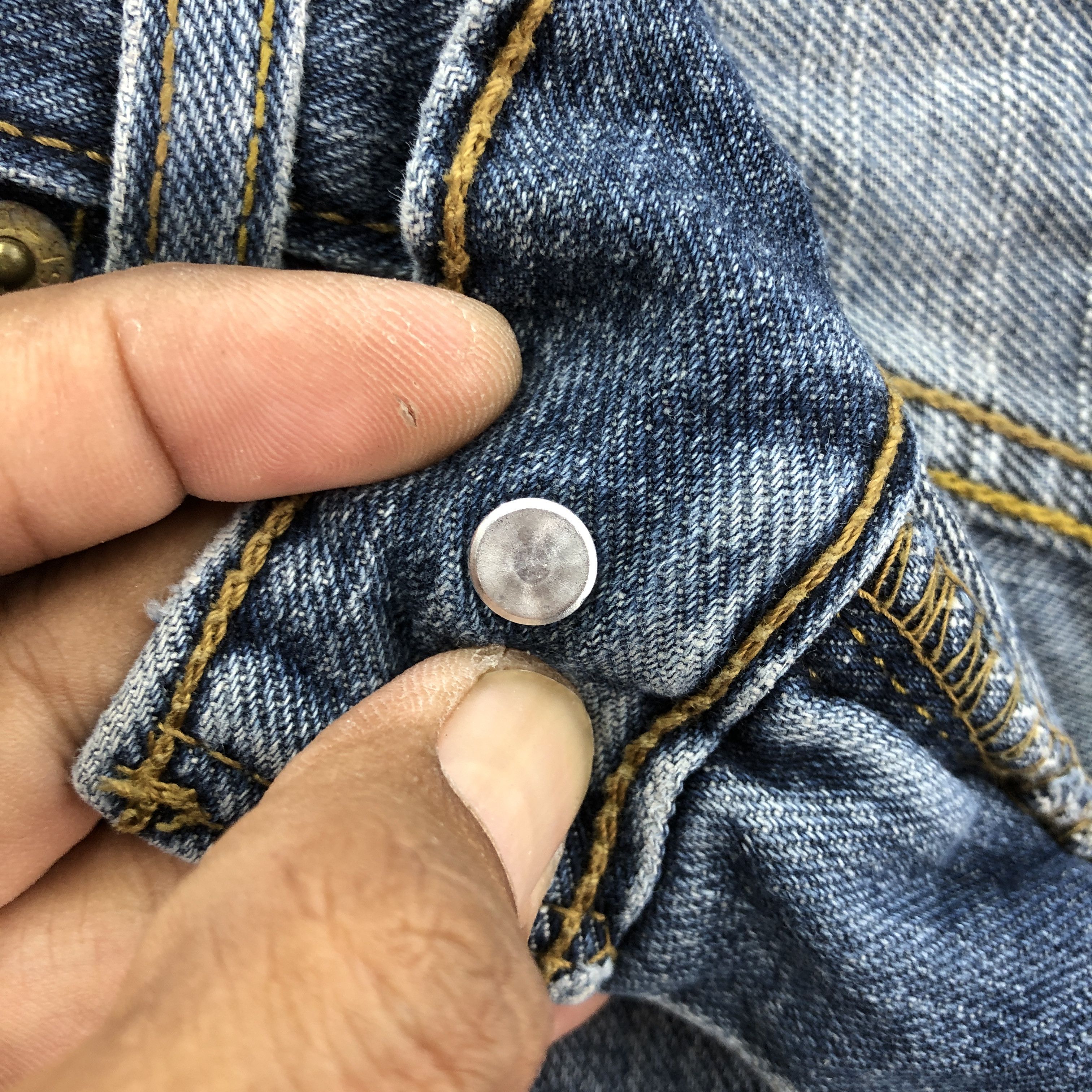 Levi's Vintage Y2K Levis Denizen Jeans Levi's Relaxed Fit Denim Size US 34 / EU 50 - 6 Thumbnail