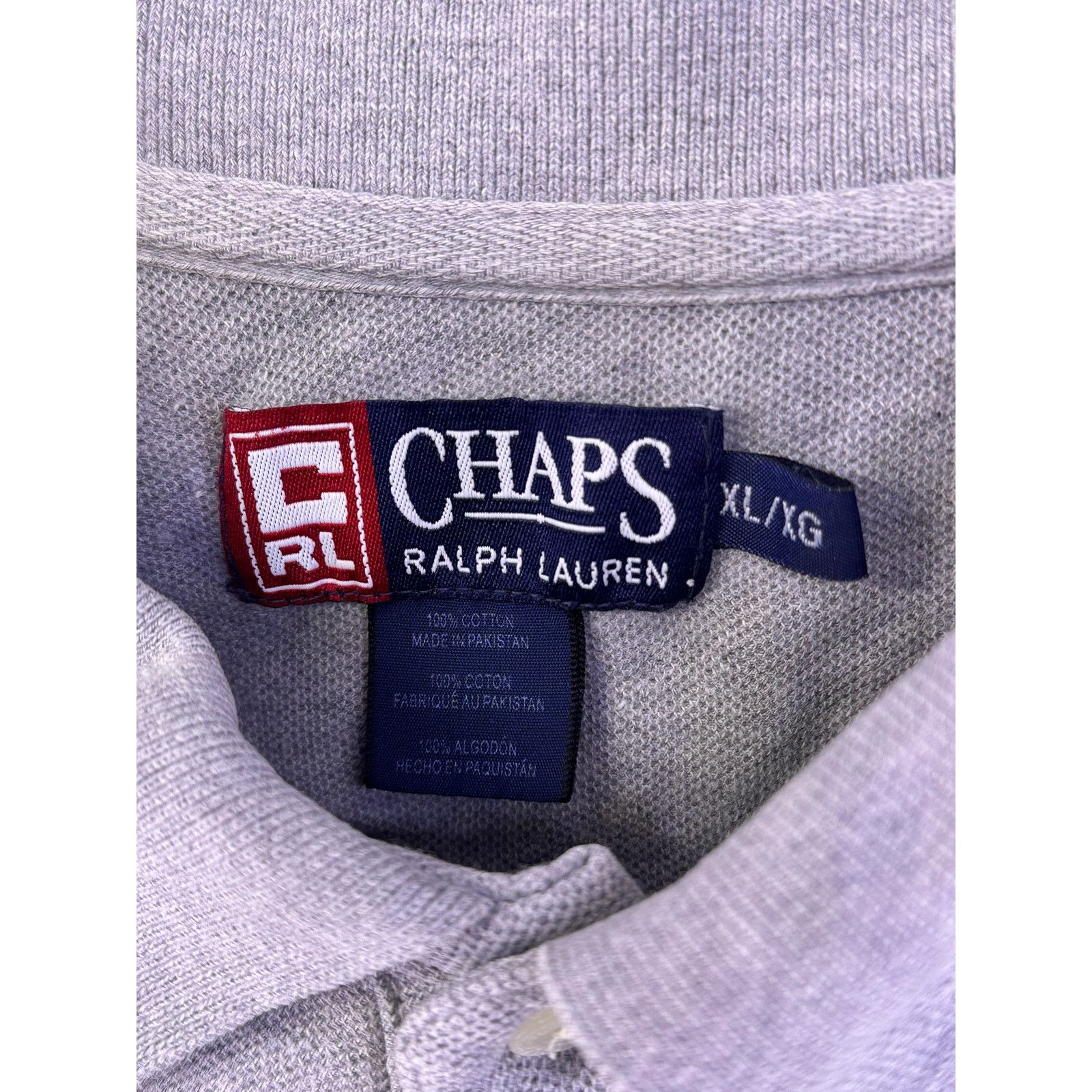 Champs Sport Vintage Champs X Ralph Lauren Gray/Navy Polo Shirts Size XL Size US XL / EU 56 / 4 - 9 Thumbnail