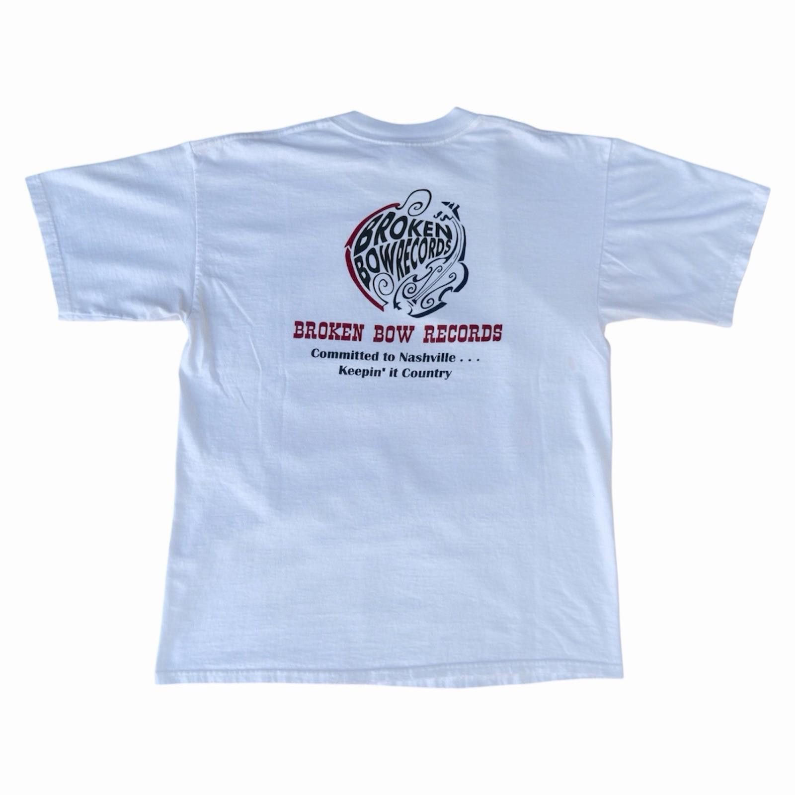 Gildan Y2K Nashville Broken Bow Records Damon Gray Country Shirt Lg Size US L / EU 52-54 / 3 - 3 Thumbnail