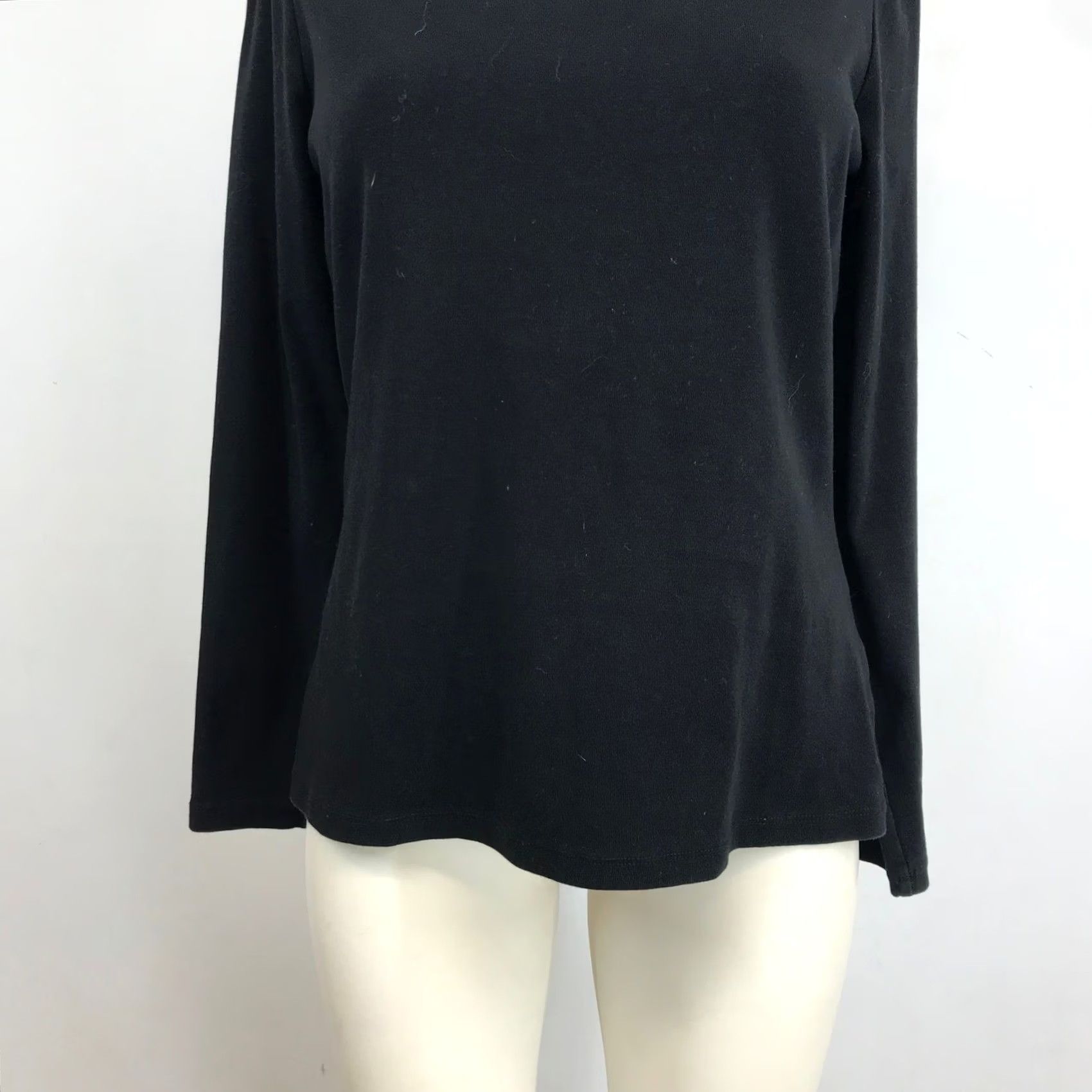 Boden Boden Black Long Sleeve Scoop Neck Tee Shirt Womens US 12 Size XL / US 12-14 / IT 48-50 - 3 Thumbnail