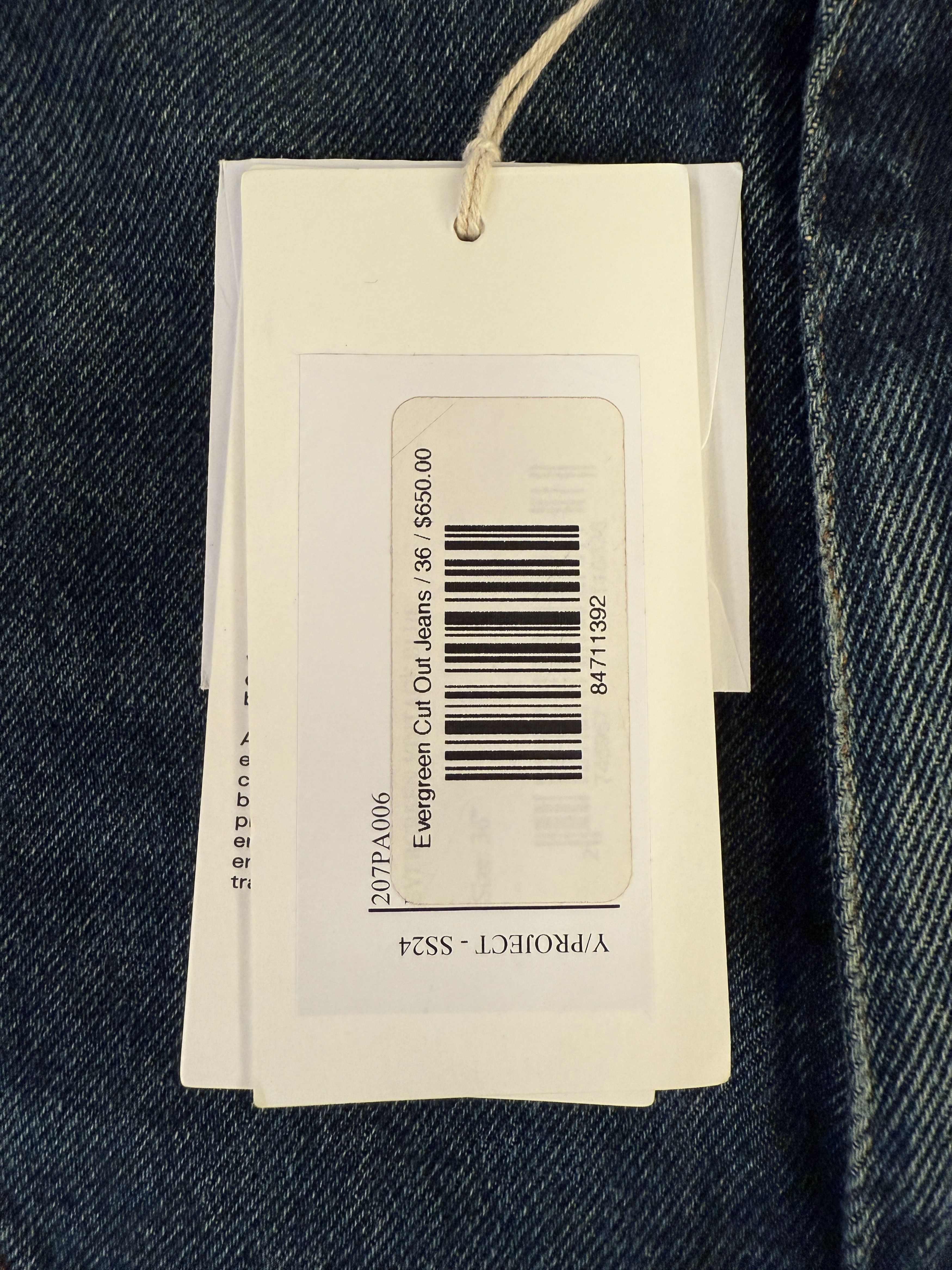Y/Project $650 Y/Project Evergreen Cut Out Jeans Size US 36 / EU 52 - 7 Thumbnail