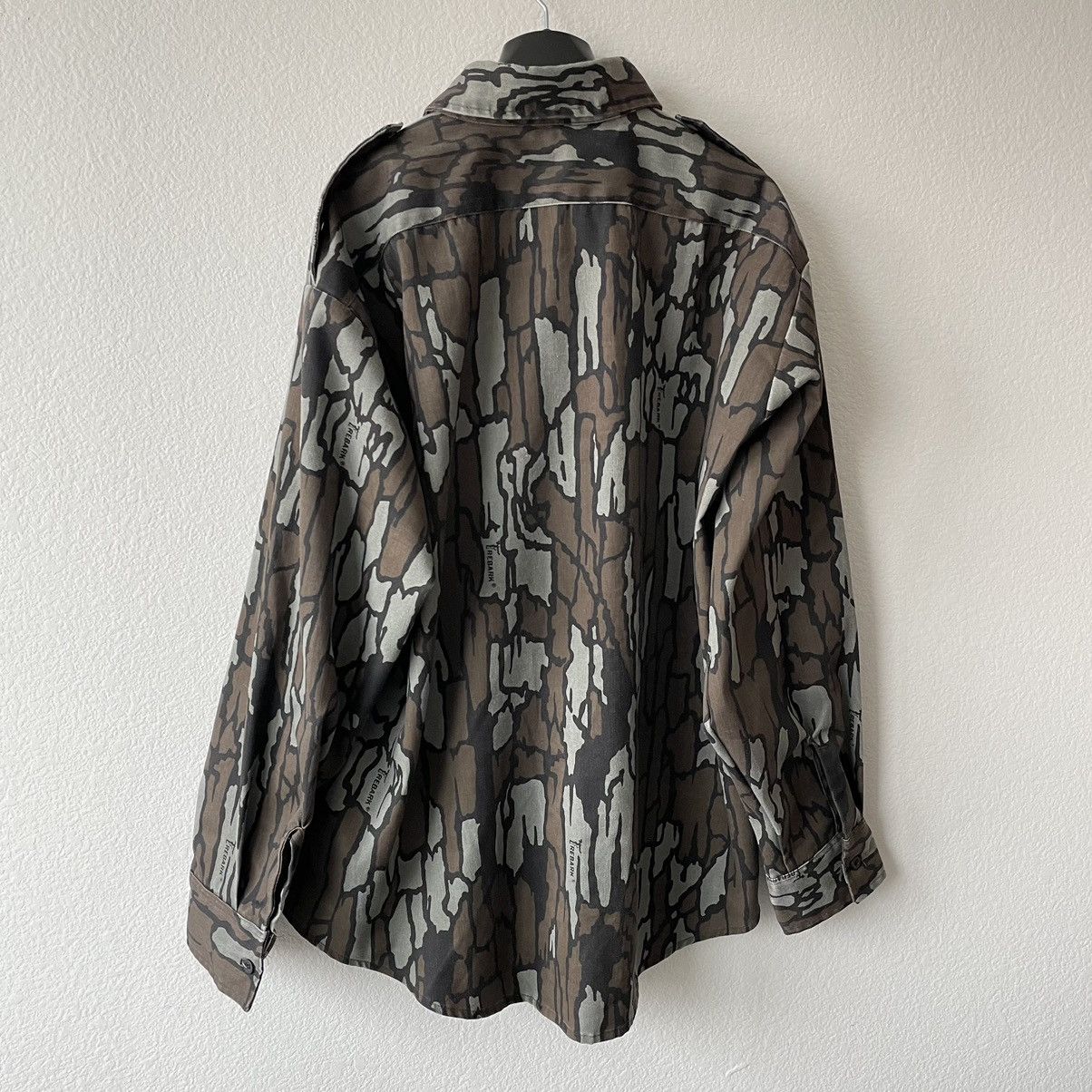 Cabelas × Vintage Vintage 90s Cabela’s TreBark Camo Military Hunting Shirt Size US XL / EU 56 / 4 - 2 Thumbnail