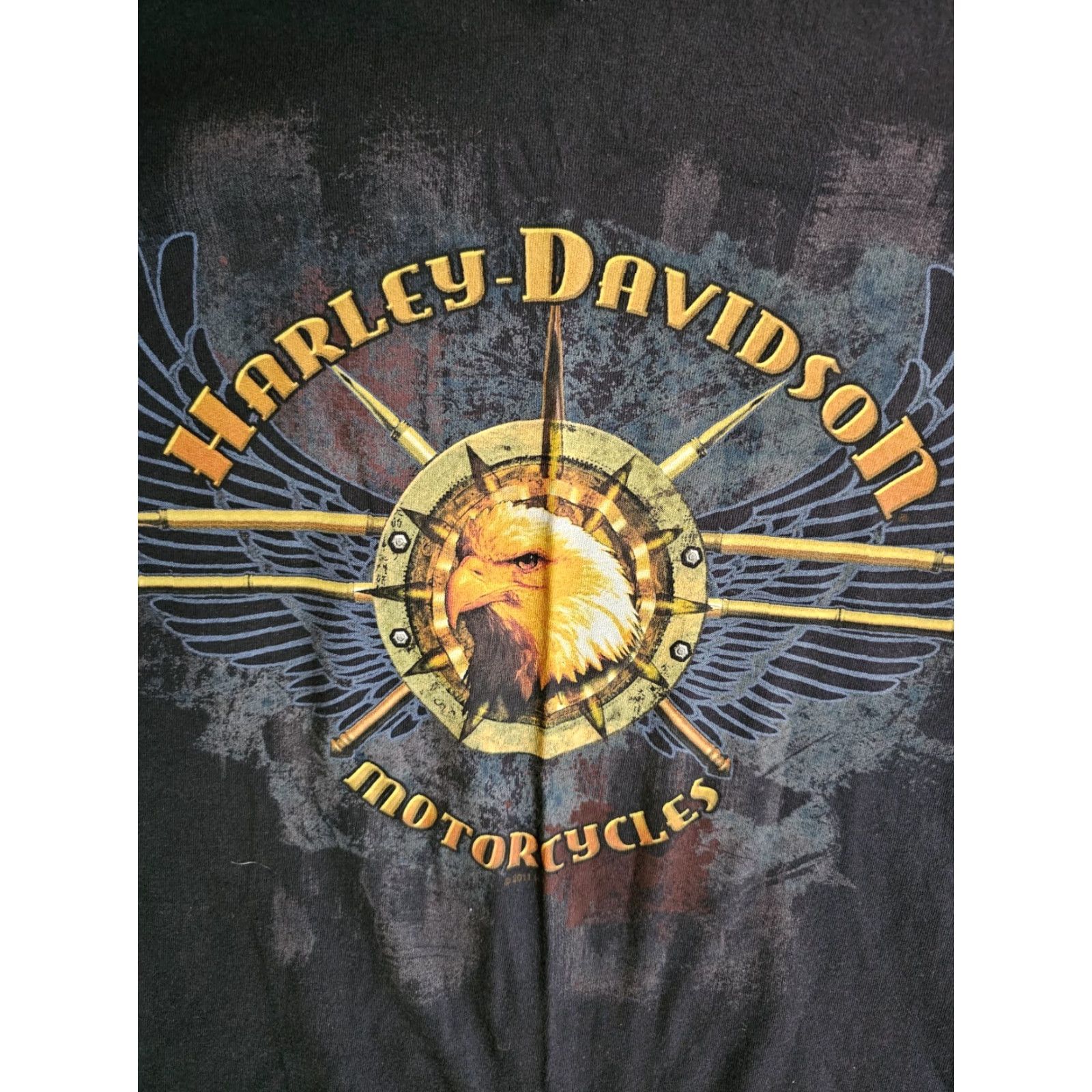 Harley Davidson VINTAGE Harley-Davidson T-Shirt Men 2XL Black Short Sleeve Crew Neck HD Cape Fear Fayetteville NC 2000s Vintage Size US XXL / EU 58 / 5 - 4 Thumbnail