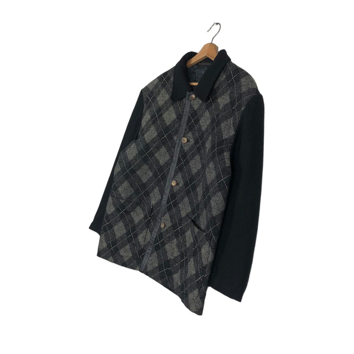 Japanese Brand 📌VINTAGE WORK WOOL JACKET LINEA FRESCA ISSEY MIYAKE Size US M / EU 48-50 / 2 - 3 Thumbnail