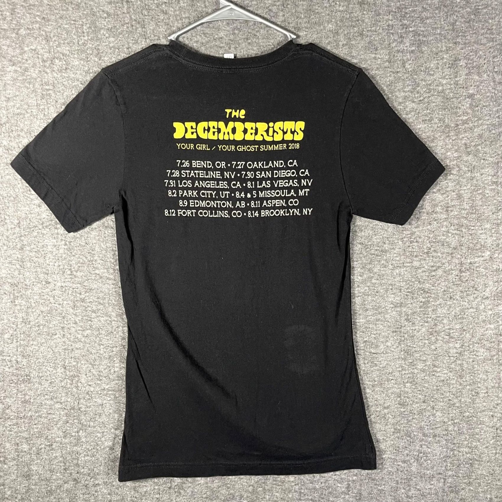 Vintage VINTAGE The Decemberists Bella+Canvas Shirt Mens Small Black 2018 Tour Snake Graphic Tee Size US S / EU 44-46 / 1 - 2 Thumbnail