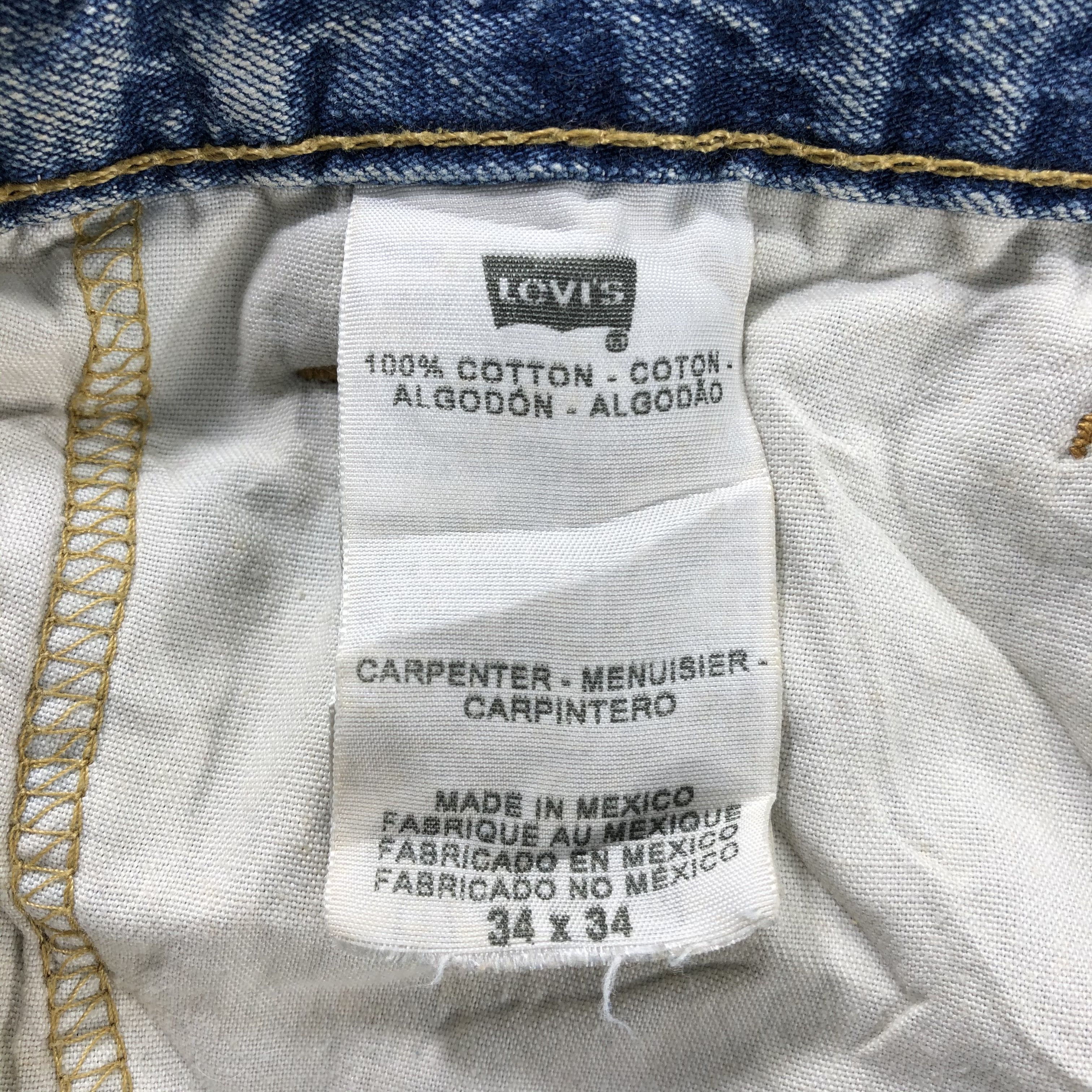 Levi's Vintage Blue Wash Levis Jeans-J2604 Size US 35 - 12 Thumbnail