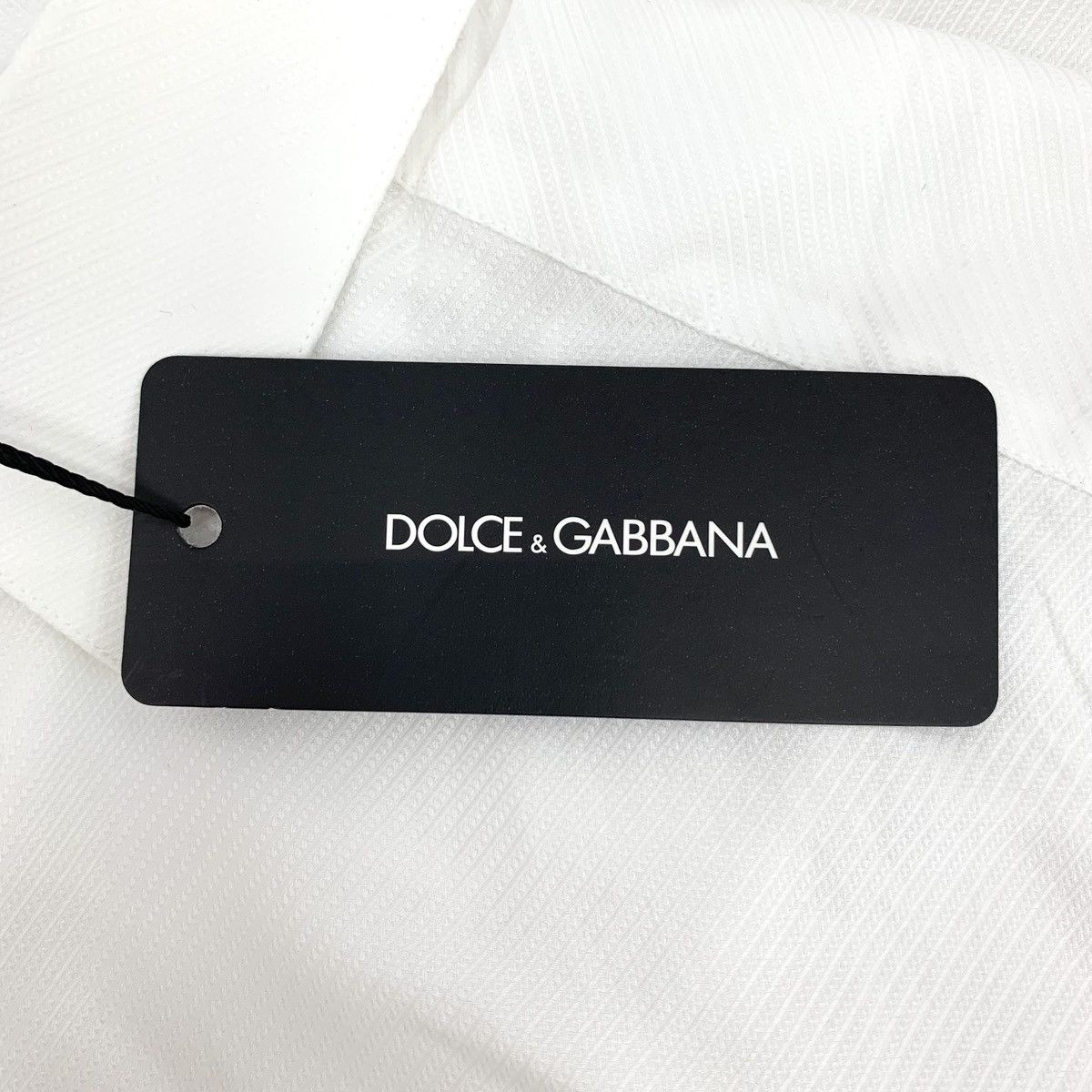 Dolce & Gabbana Dolce & Gabbana White Collared Long Sleeve Shirt K26WX Size US XXS / EU 40 - 6 Thumbnail