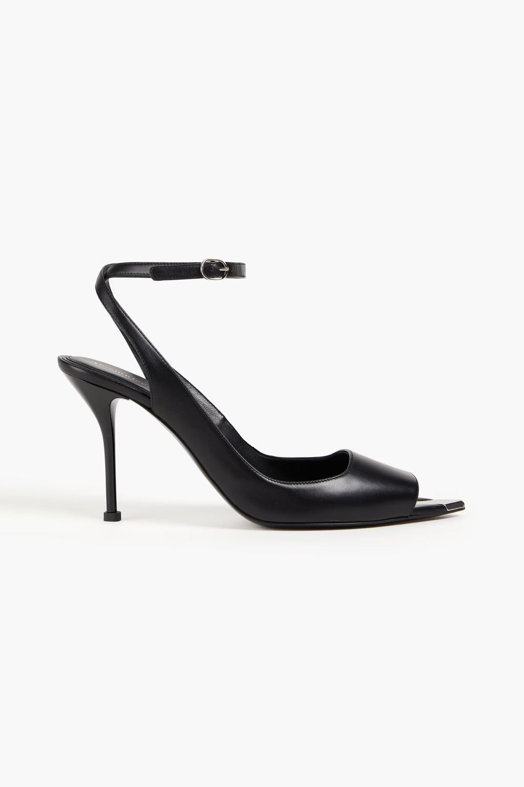 Alexander McQueen o1y0225 Sandals in Black Size US 6 / IT 36 - 1 Thumbnail
