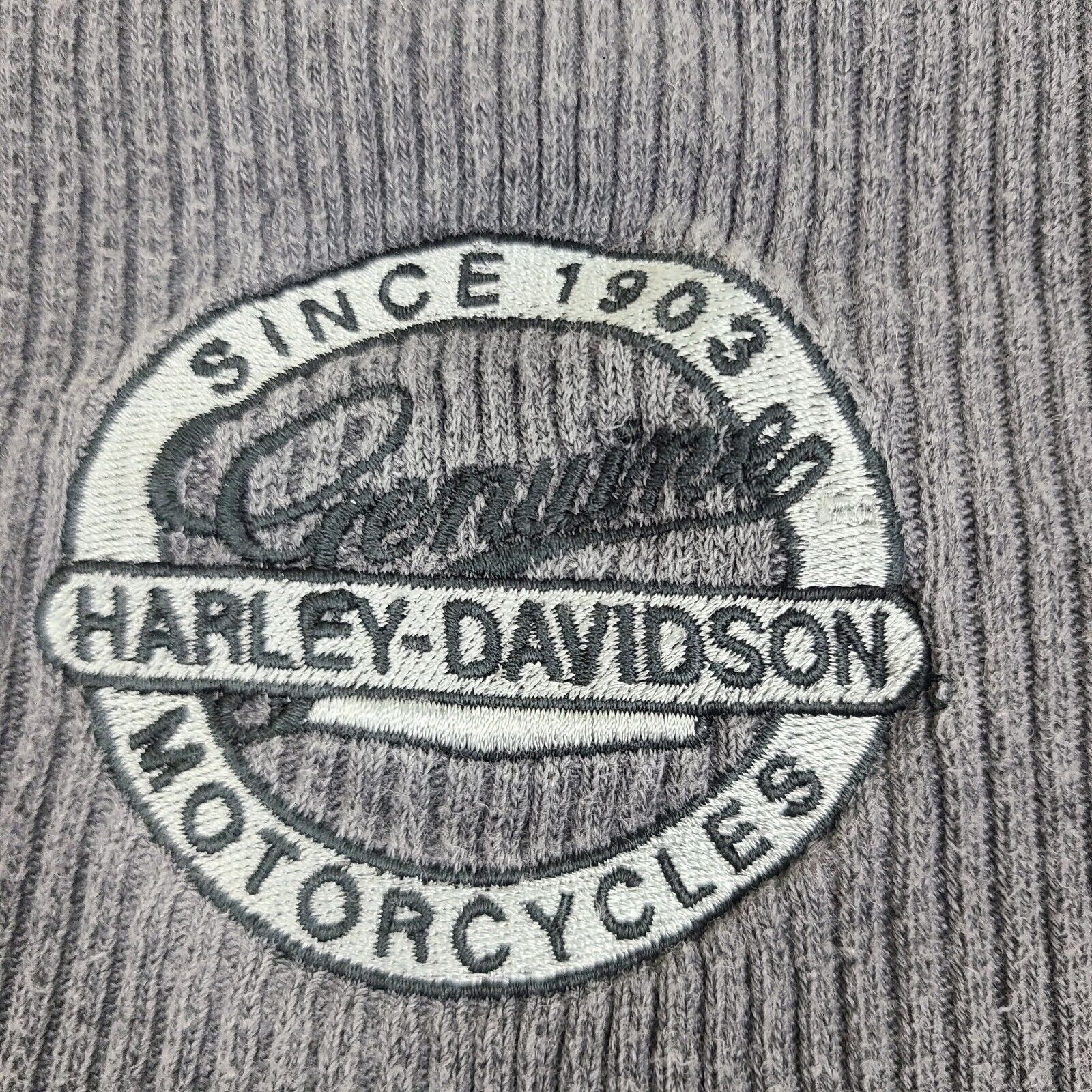 Harley Davidson Harley-Davidson Women Sweater Cotton Long Sleeves Gray Size Size M / US 6-8 / IT 42-44 - 2 Thumbnail