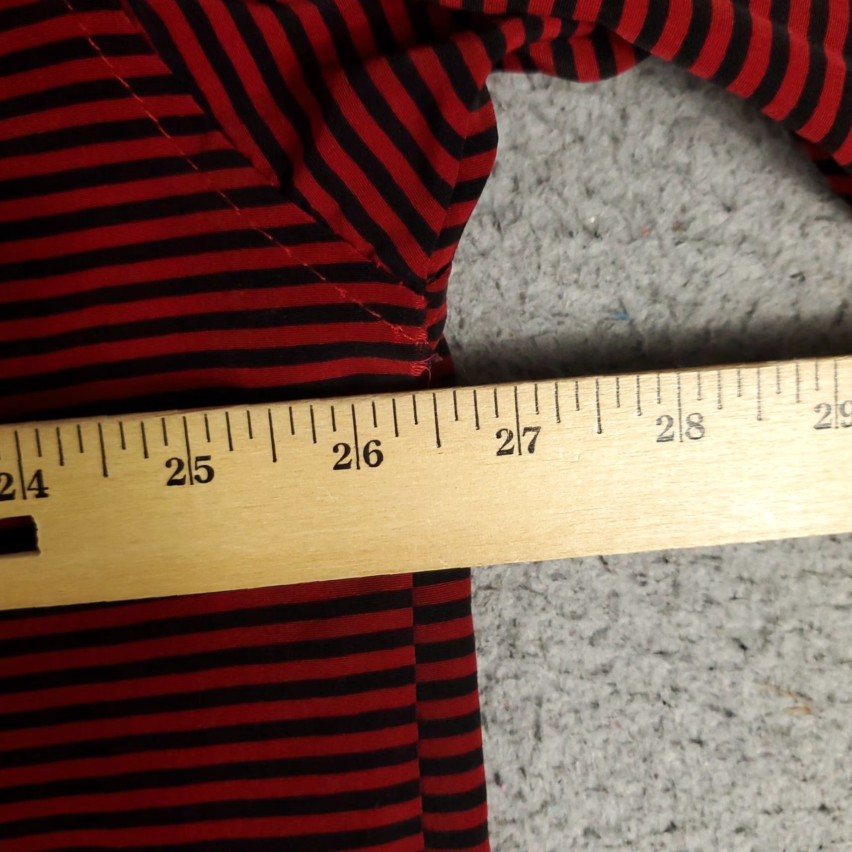Southpole Southpole Shirt Mens 2XL Black Red Striped Button-Up Short Sleeve Casual Size US XXL / EU 58 / 5 - 7 Thumbnail