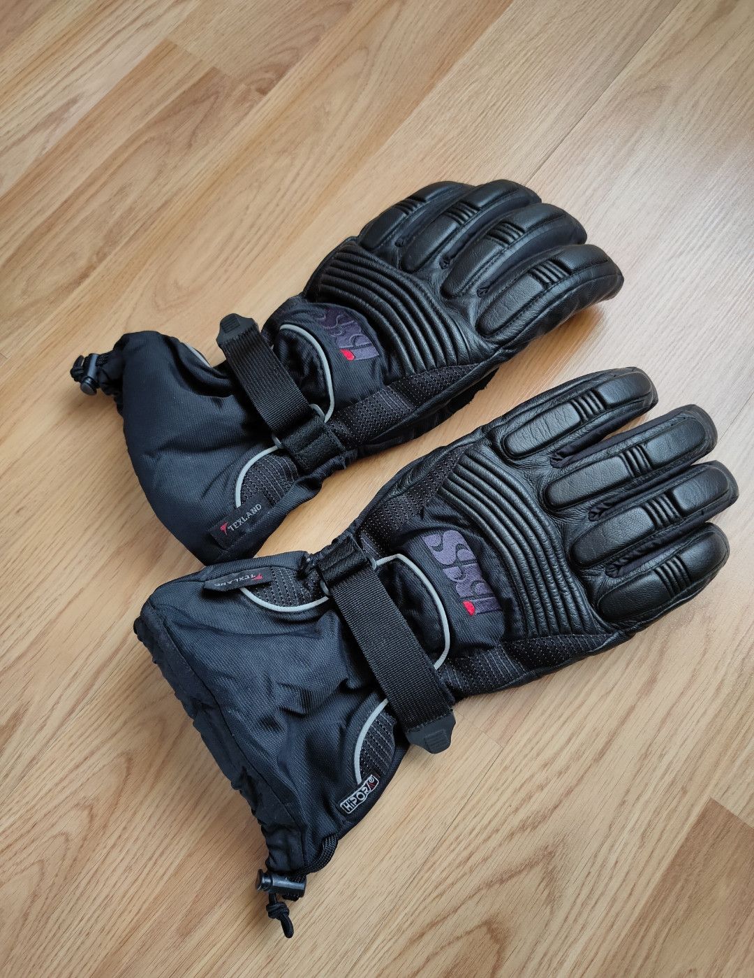 Genuine Leather Motorcycle gloves IXS Hipora Leather Outdoor Mountain Gloves Size ONE SIZE - 4 Thumbnail