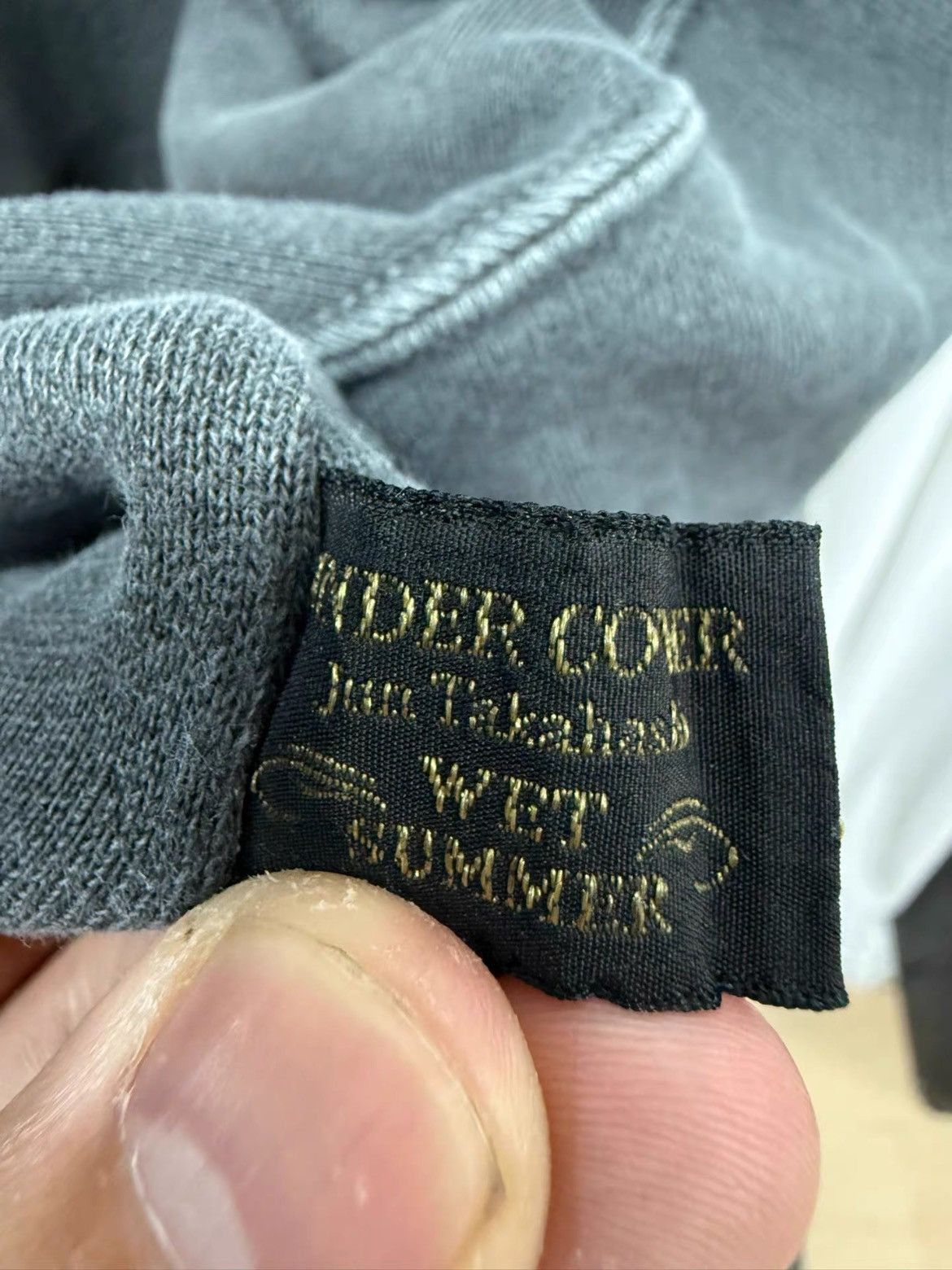 Undercover Undercover Undercover 96ss distressed heavy washed hoodie- Size US L / EU 52-54 / 3 - 8 Thumbnail