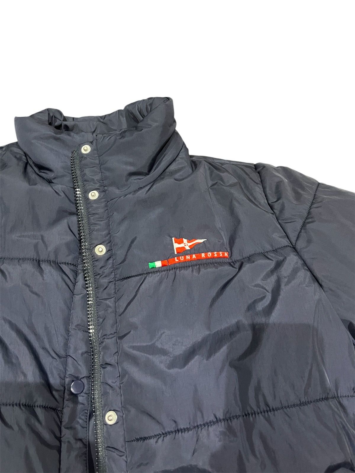 Prada Prada Luna Rossa Navy Blue lightweight puffer jacket Size US S / EU 44-46 / 1 - 5 Thumbnail