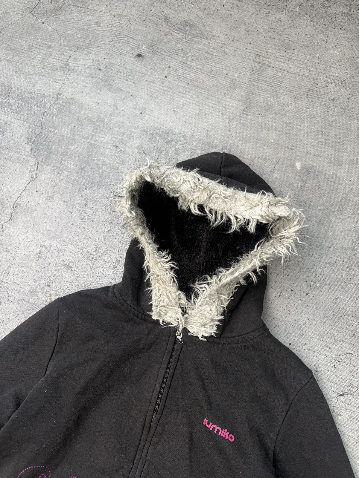 Abercrombie & Fitch Abercrombie and Fitch Japanese Fur Hoodie Y2K Hysteric Style Size US S / EU 44-46 / 1 - 3 Thumbnail