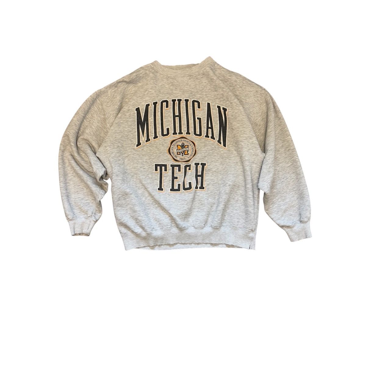 Vintage Vintage Michigan Tech crewneck sweatshirt Size US L / EU 52-54 / 3 - 1 Thumbnail