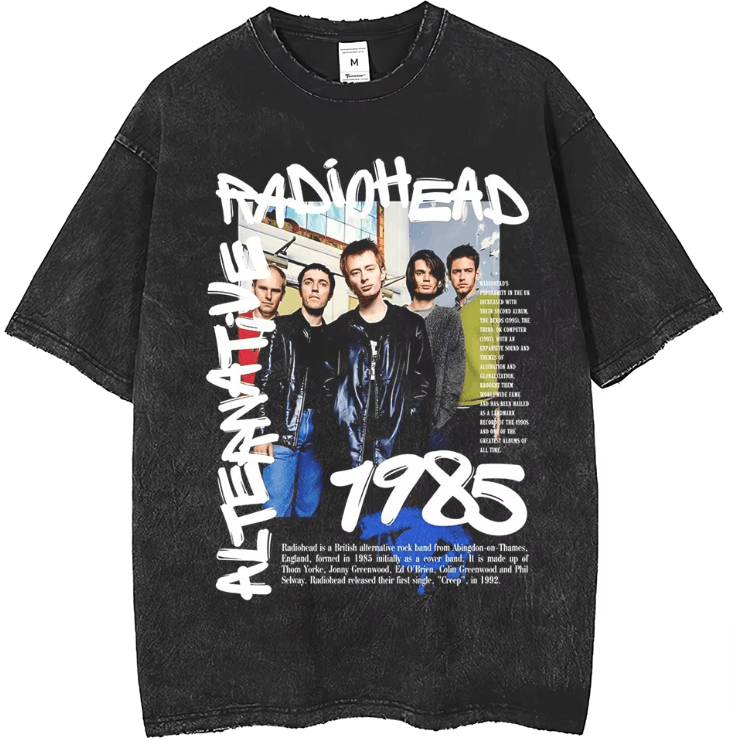 Japanese Brand × Vintage "Radio Head 1985-L" T-shirt Size US L / EU 52-54 / 3 - 1 Thumbnail