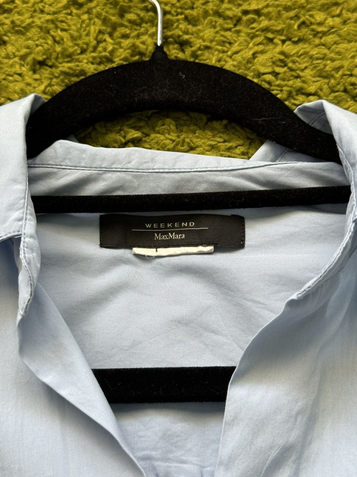 Designer × Max Mara × Weekend Max Mara Max Mara Weekend poplin blouse shirt Size M / US 6-8 / IT 42-44 - 2 Thumbnail