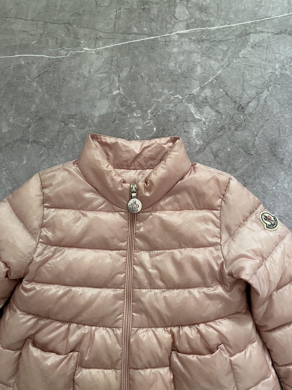 Designer × Moncler Rare Moncler Kids Girls Down Lightweight Jacket Pink Puffer Size XXS / US 00 / IT 34 - 4 Thumbnail