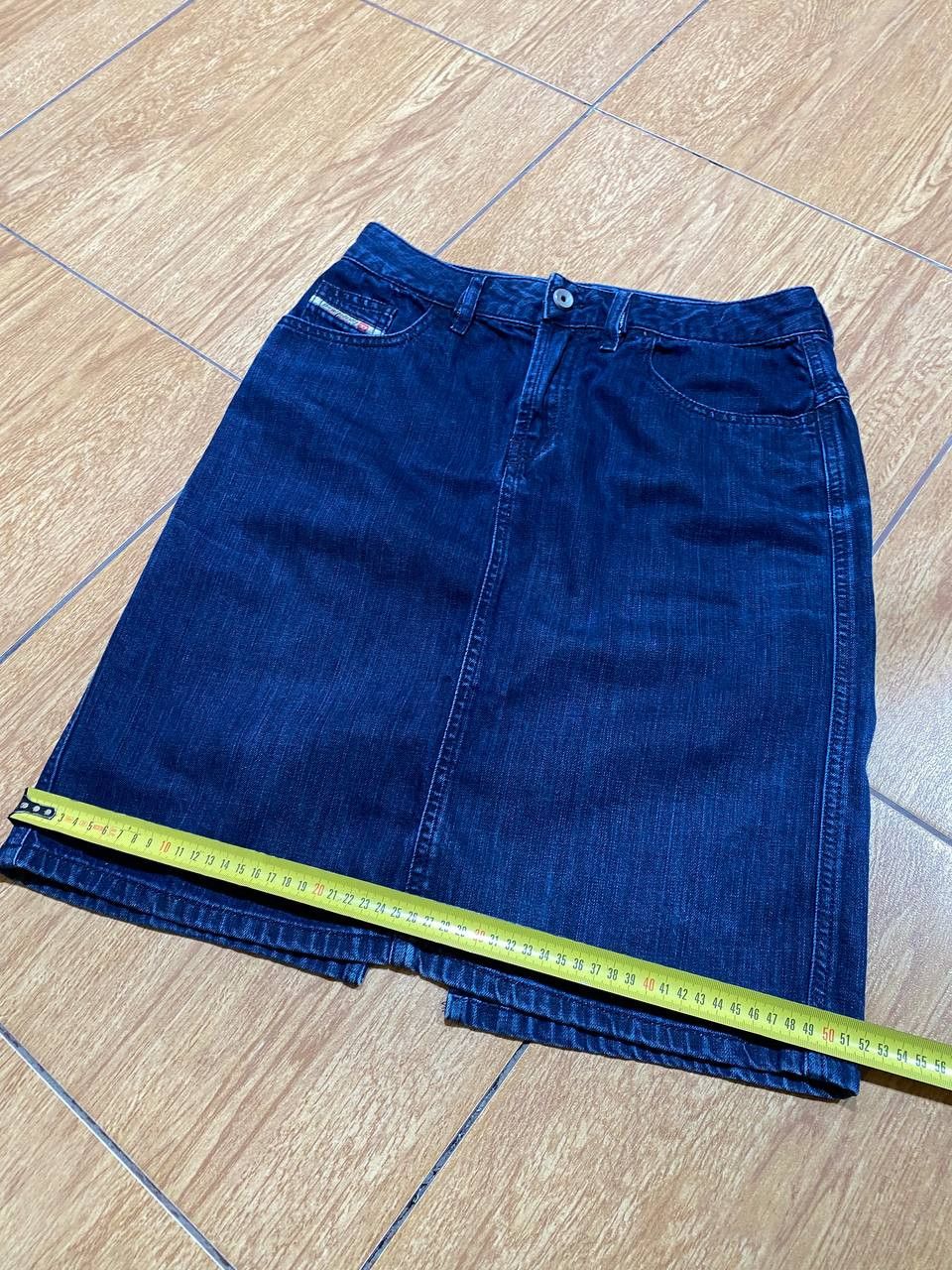 Diesel DIESEL BLUE DENIM COTTON BEAUTIFUL SKIRT Size 29" - 13 Thumbnail