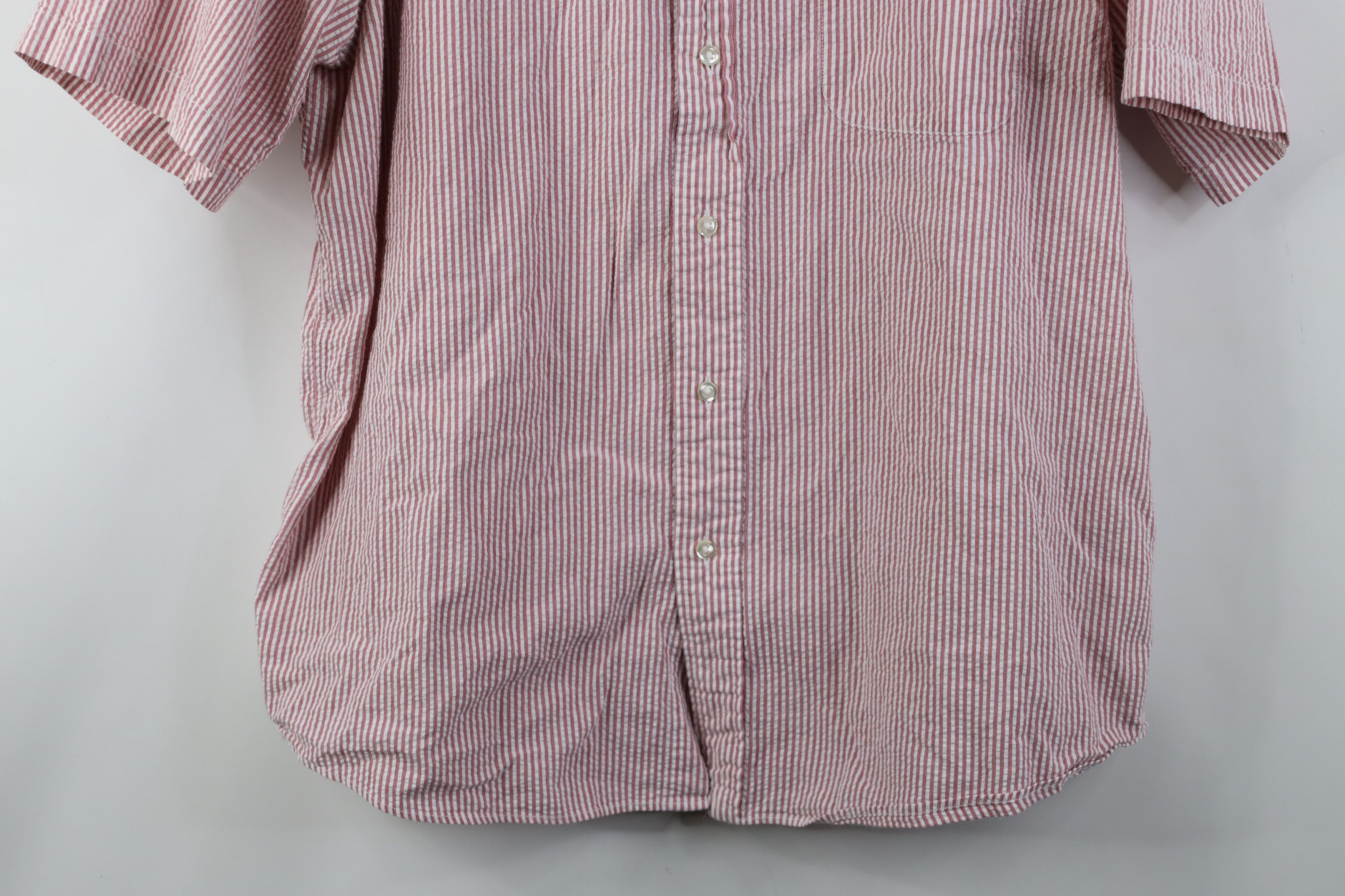 Lands' End Vintage 90s Lands End Short Sleeve Button Down Shirt Size US XL / EU 56 / 4 - 3 Thumbnail