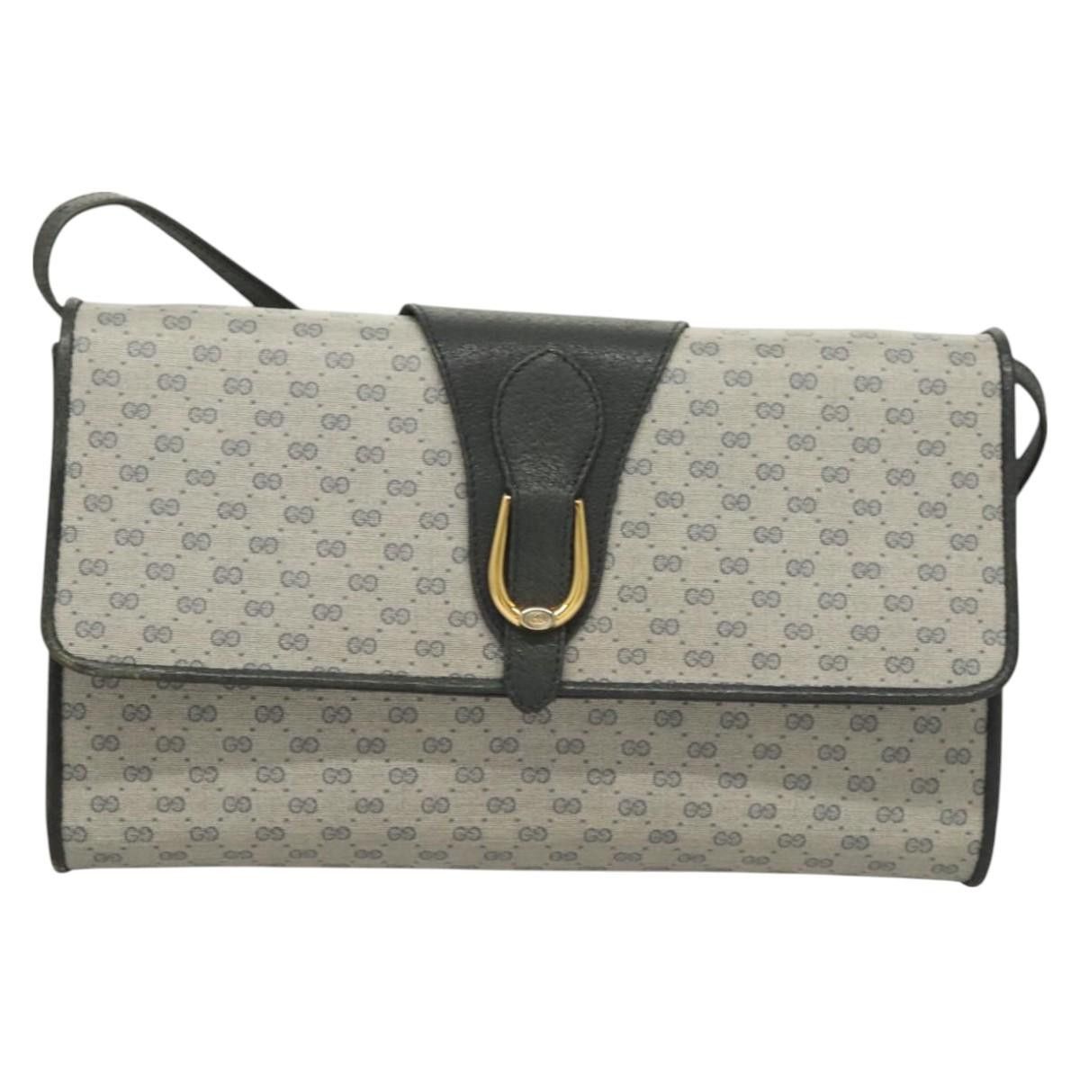 Gucci GUCCI Micro GG Supreme Shoulder Bag Pvc Navy Gold 89 02 050 Size ONE SIZE - 2 Thumbnail