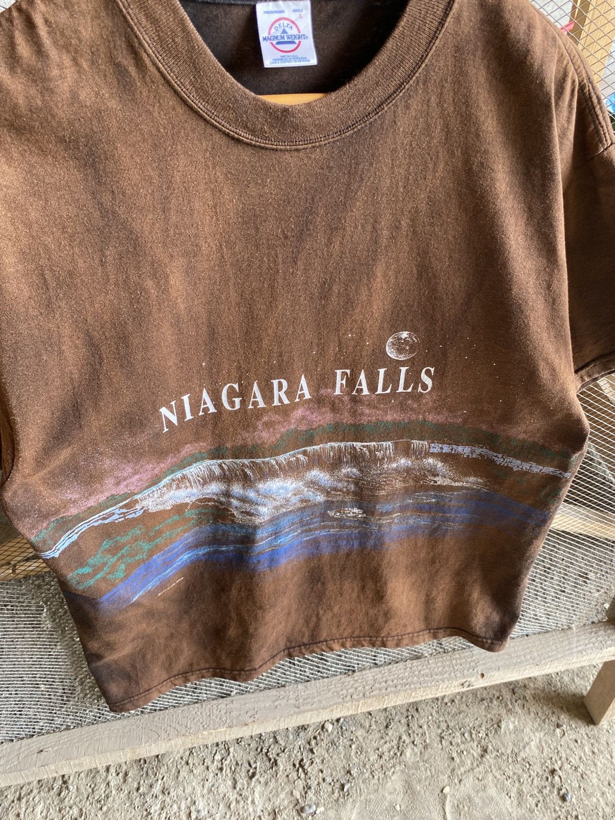 Vintage VINTAGE SUN FADED Niagara Falls T-SHIRT Size US L / EU 52-54 / 3 - 5 Thumbnail