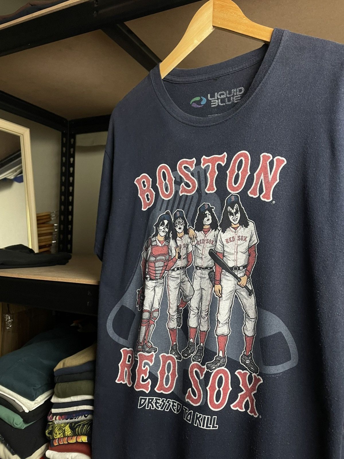 Liquid Blue 2014 Liquid Blue Boston Red Sox ft KISS Band Size US M / EU 48-50 / 2 - 4 Thumbnail